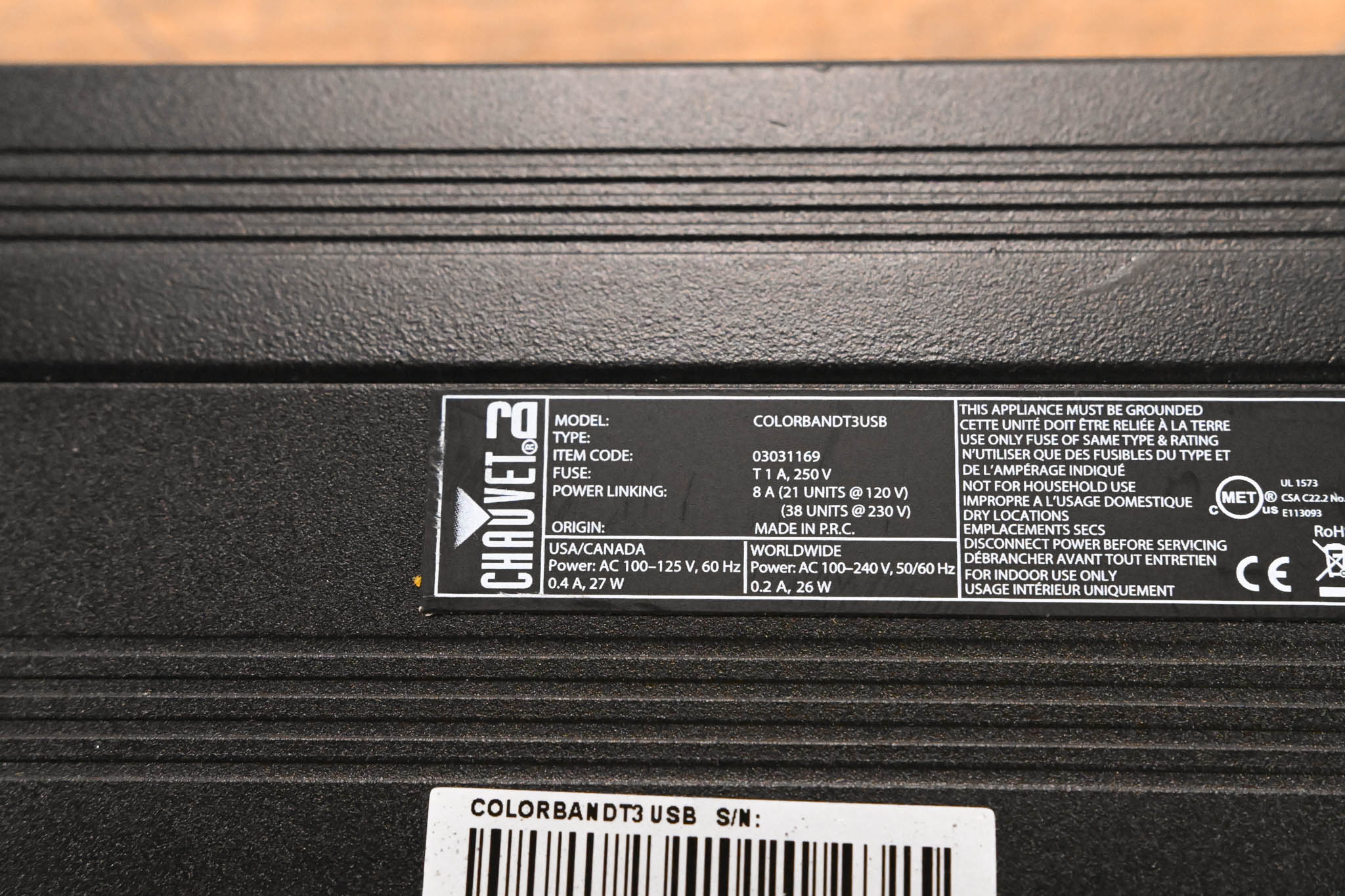 Chauvet COLORband T3USB Linear RGB Wash Light