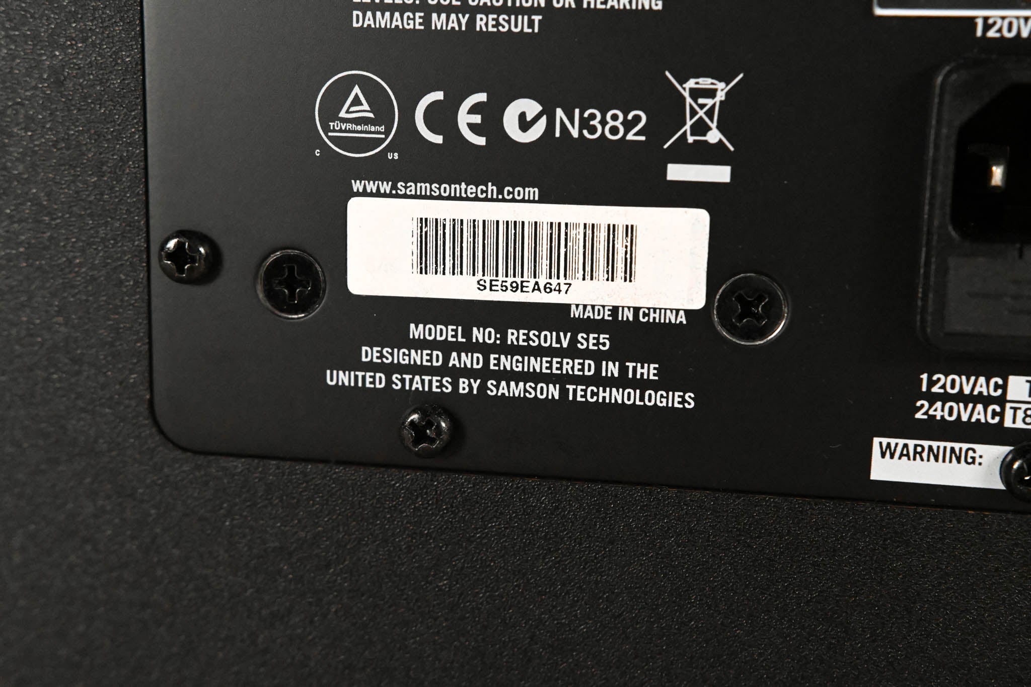 Samson Resolv SE5 5" 2-Way Active Studio Reference Monitor