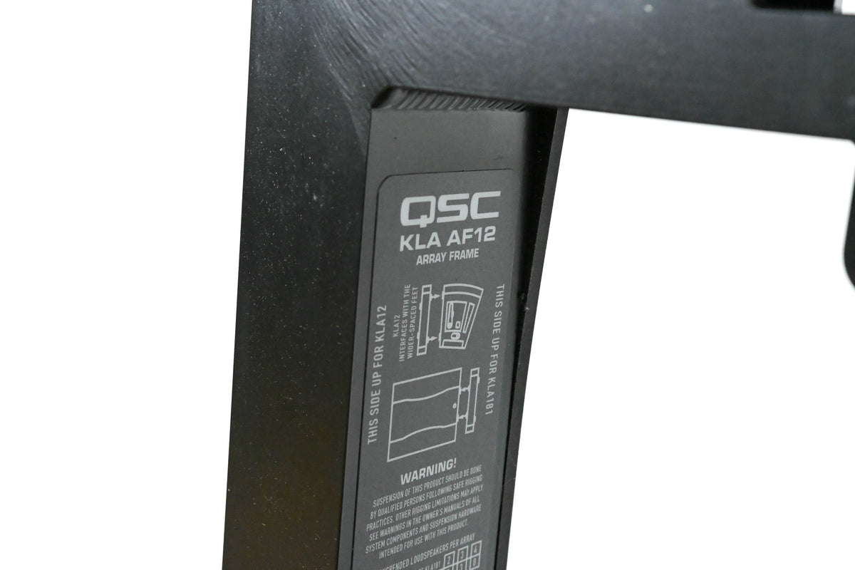 QSC KLA AF12 Aluminum Array Frame for KLA Series Enclosures