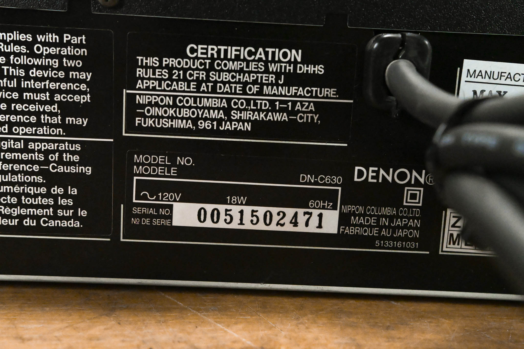 Denon DN-C630 Professional Single CD Player
