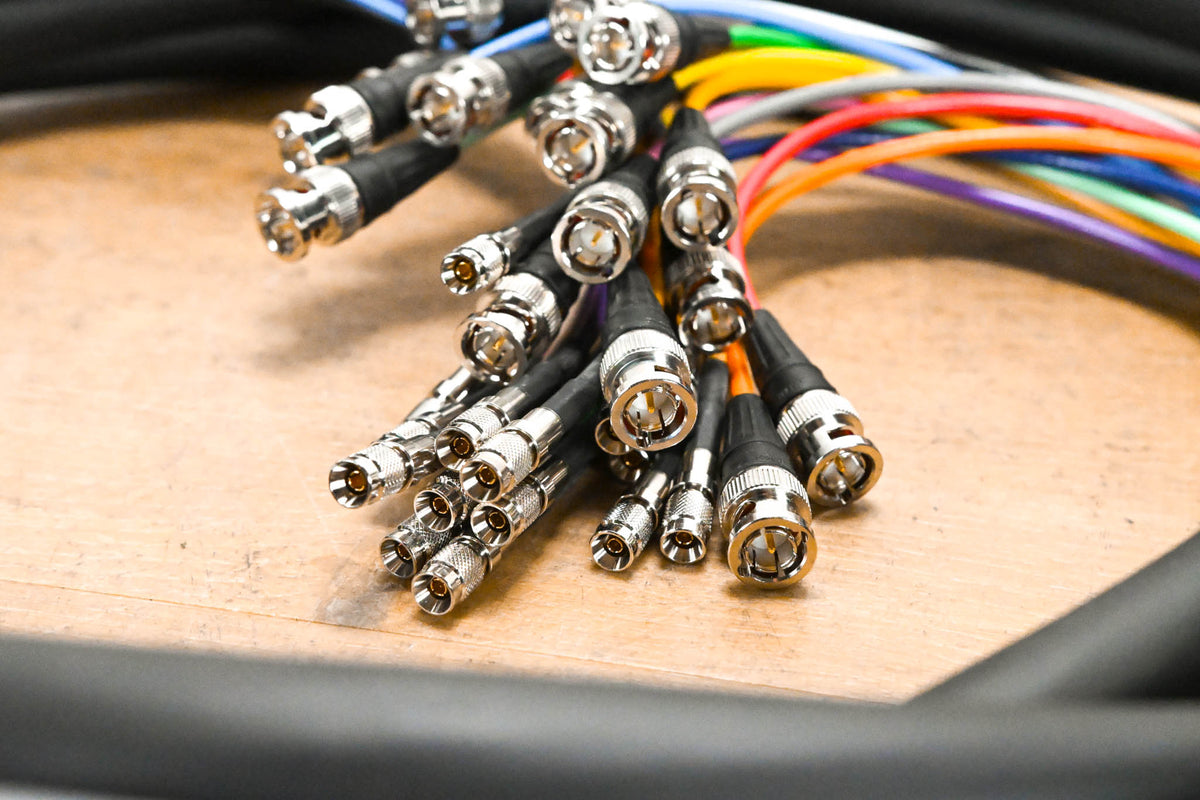 Laird Gepco VS16230 3G/HD-SDI 16-Channel Video Adapter Snake Cable - 15'