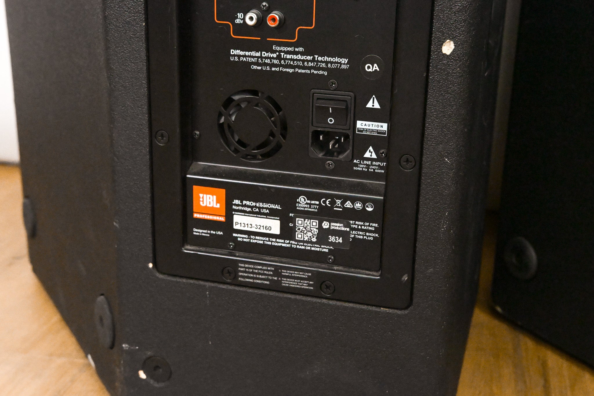 JBL PRX715 15" Two-Way 1500W Powered Loudspeaker (PAIR)