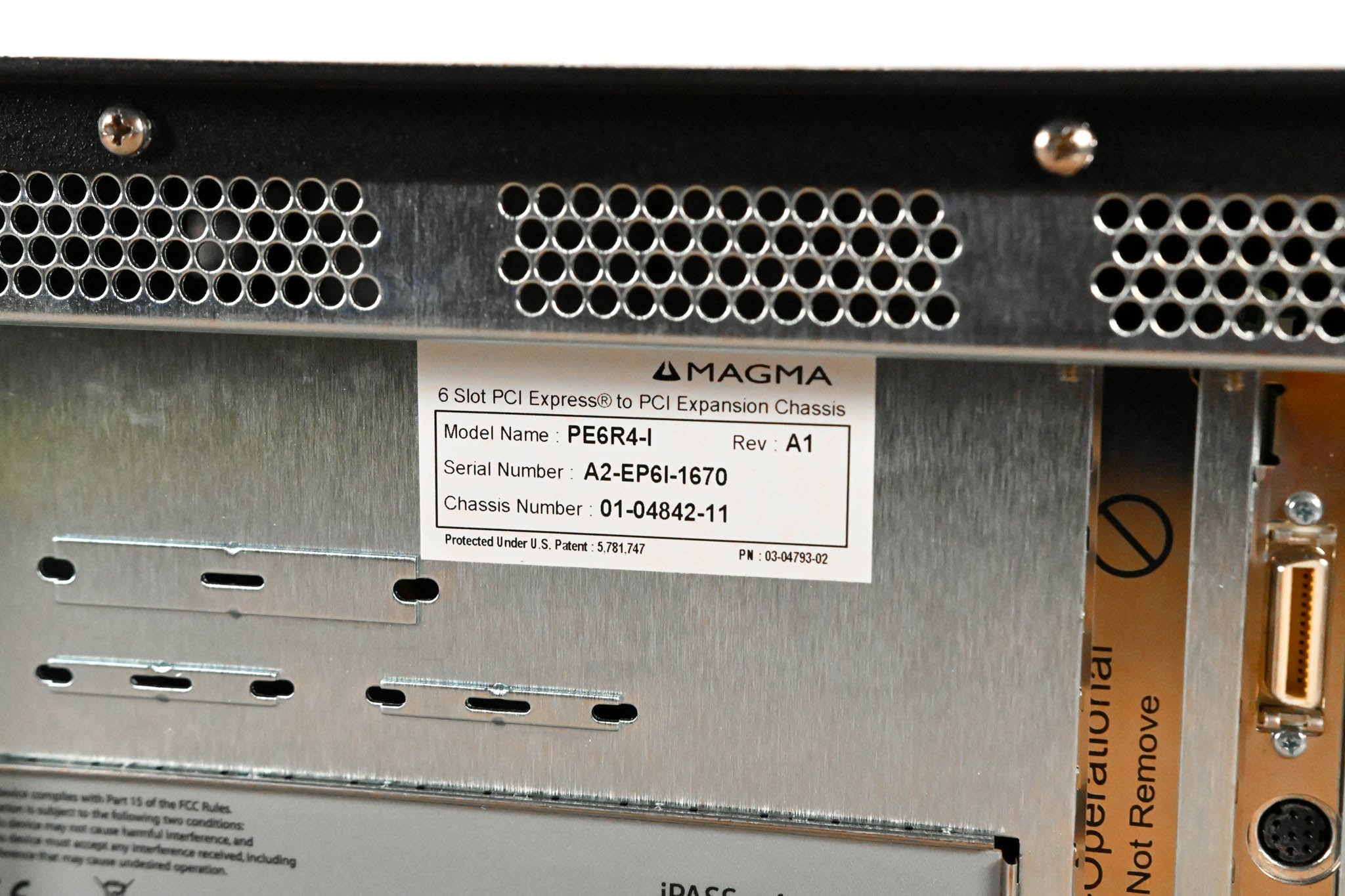 Magma PE6R4 6-Slot PCI Pro Tools HD Expansion Chassis with Cards