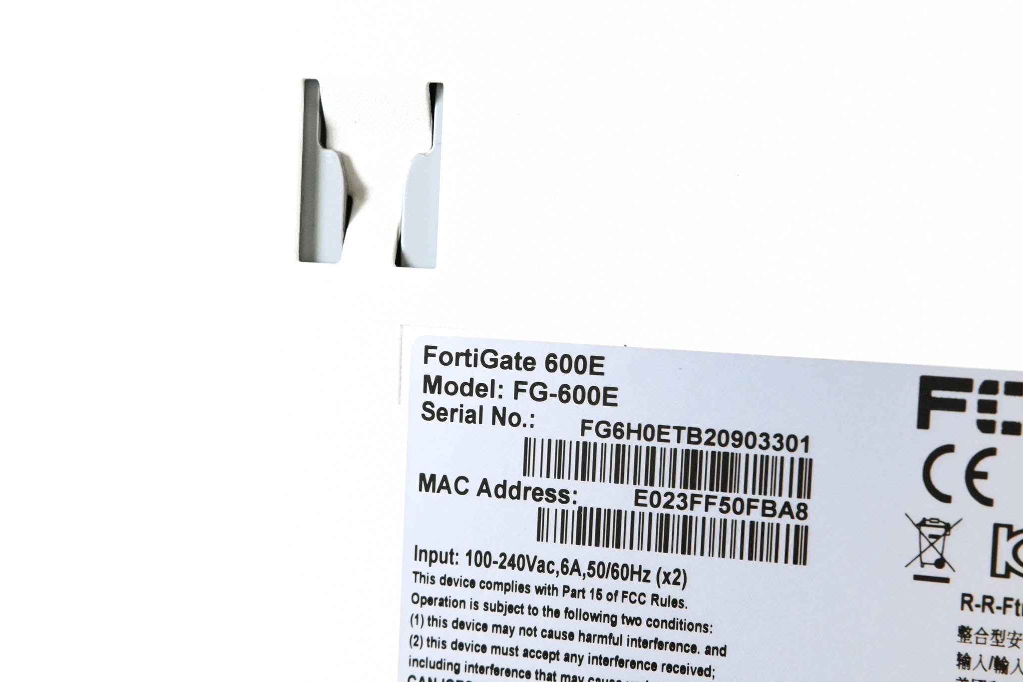 Fortinet FortiGate 600E Security/Firewall Appliance