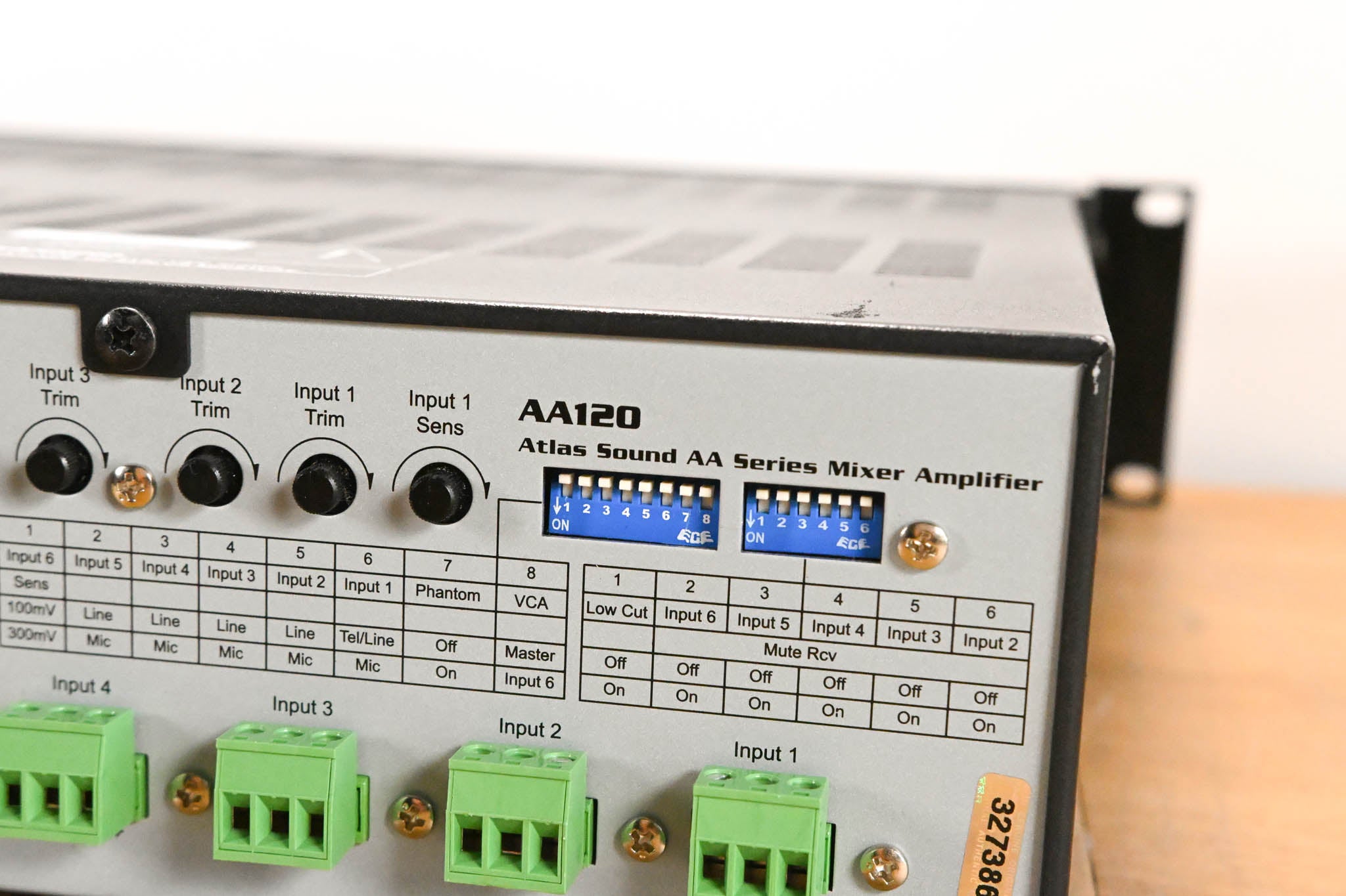Atlas Sound AA120 6-Channel 120W Mixer Amplifier