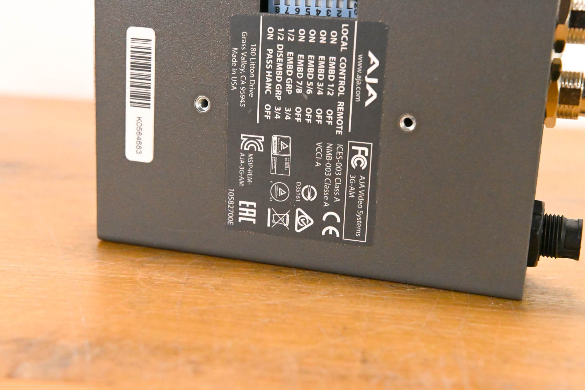 AJA 3G-AM 8-Channel AES Embedder/Disembedder (NO POWER SUPPLY)