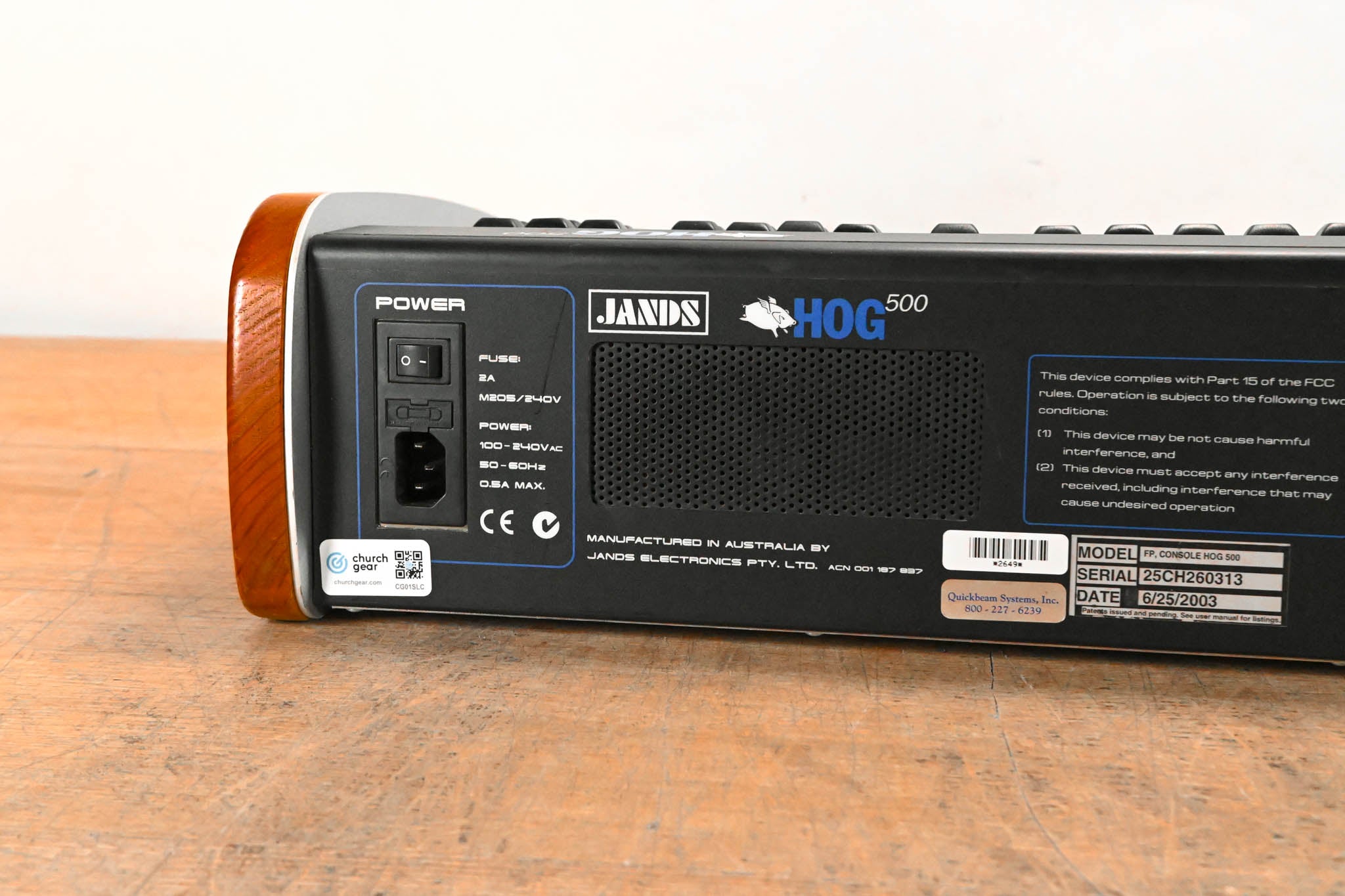 Jands Hog 500 Lighting Console