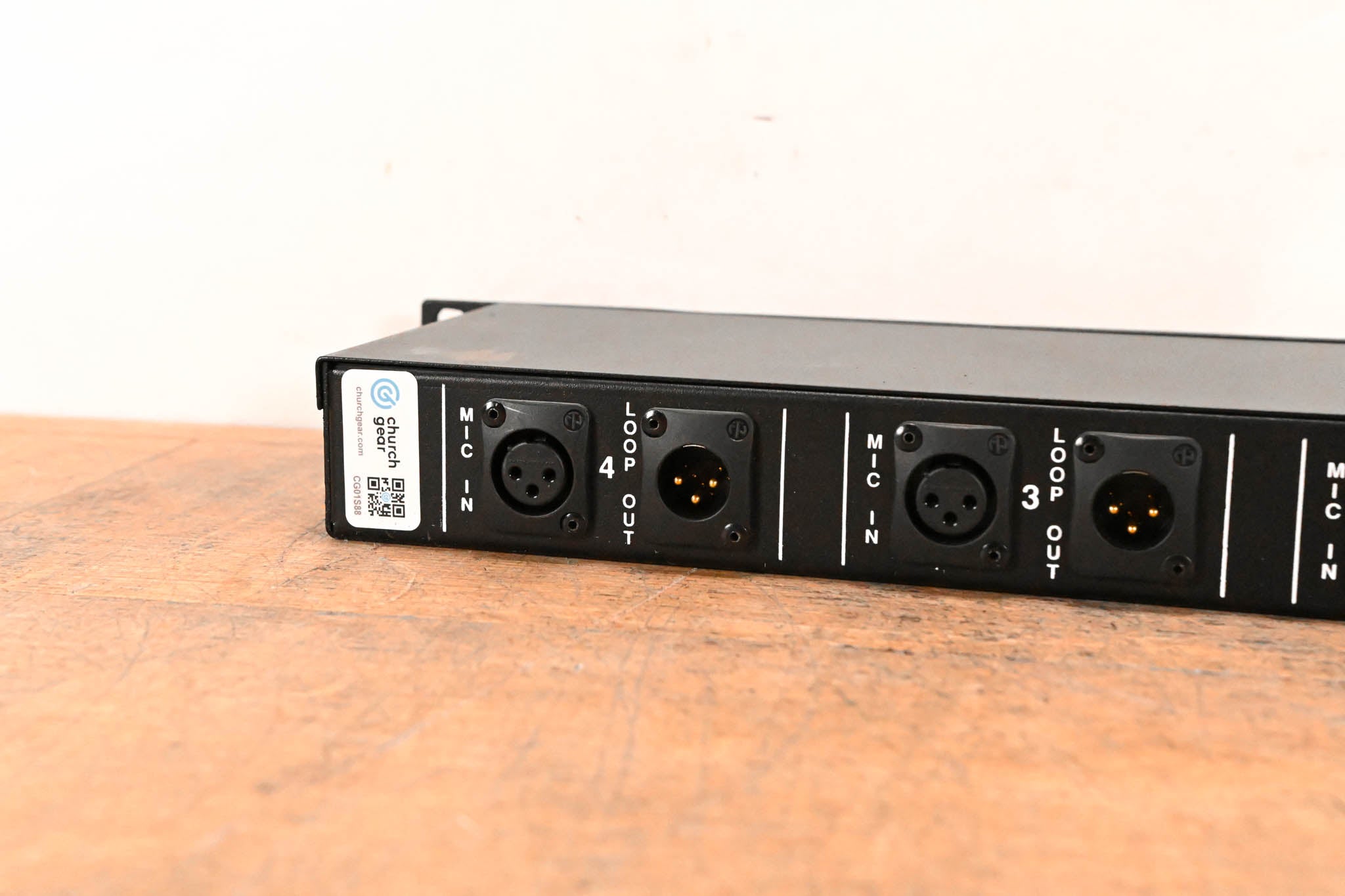 Horizon MS-4 4-Channel Rackmount Mic Splitter
