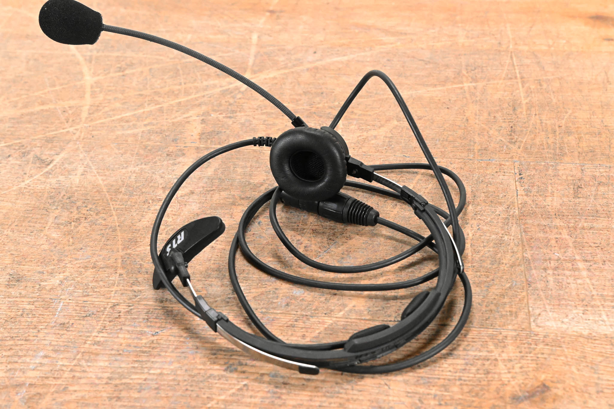 RTS LH-300-DM-A4M Lightweight Single-Sided Headset with Microphone