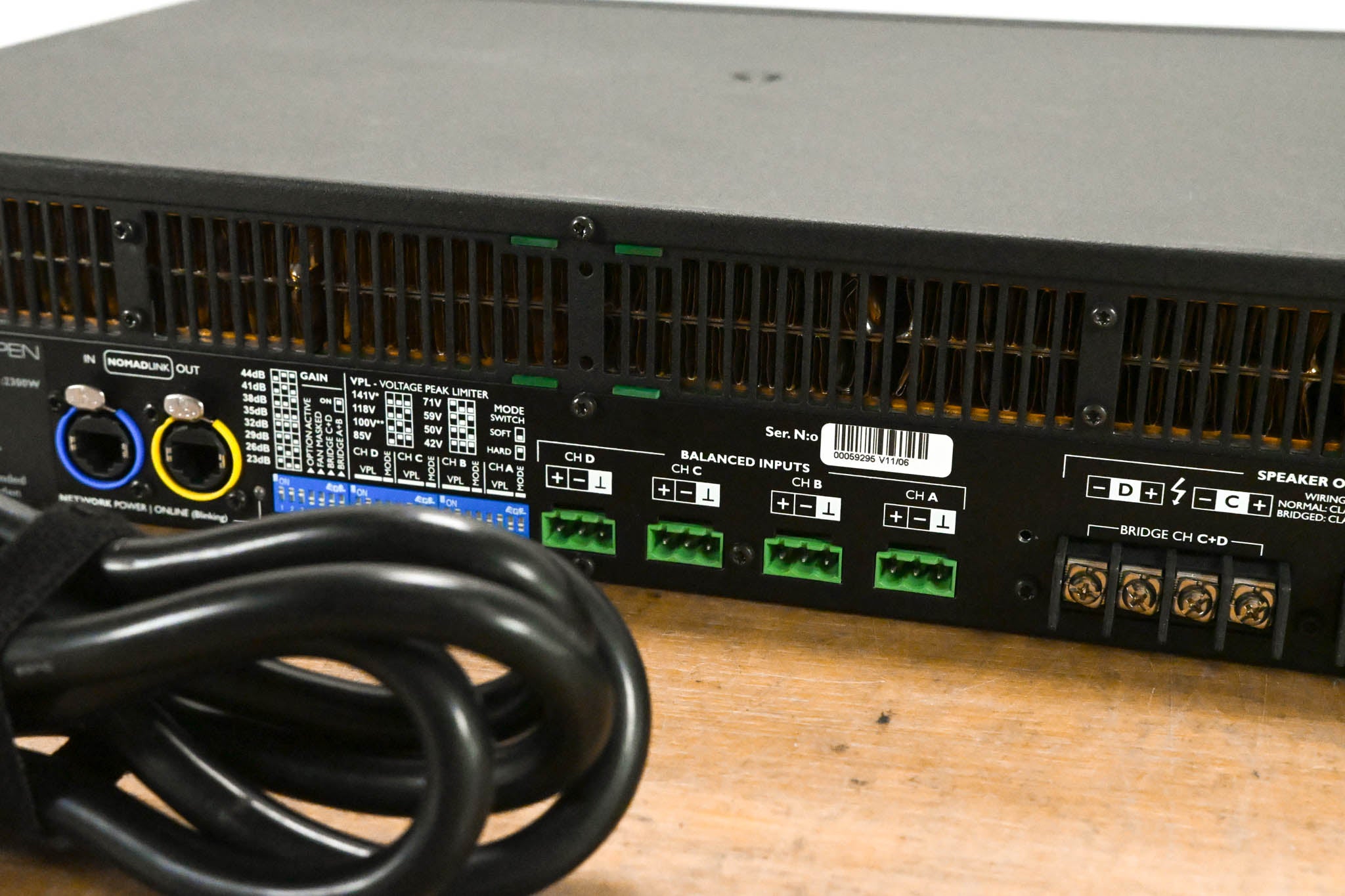 Lab Gruppen C 68:4 6800W Four-Channel Power Amplifier