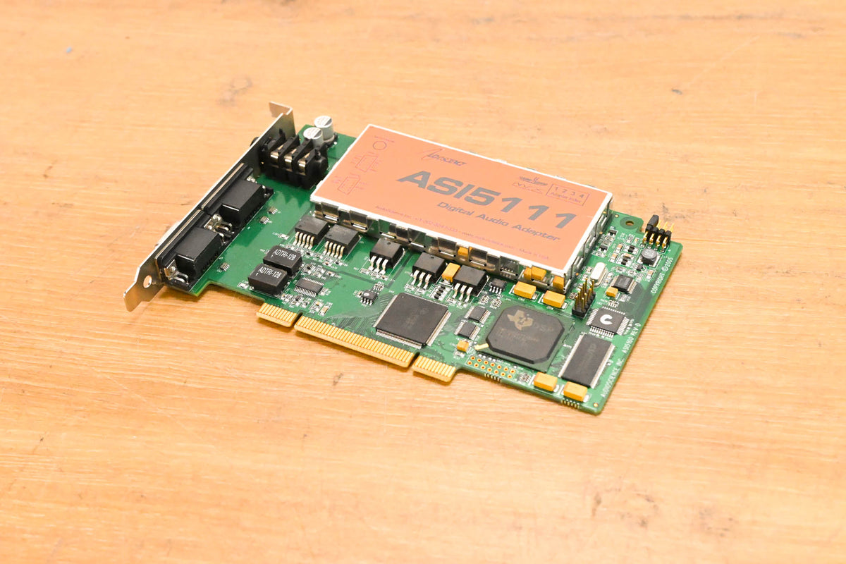 AudioScience ASI5111 Analog & AES/EBU PCI Broadcast Sound Card