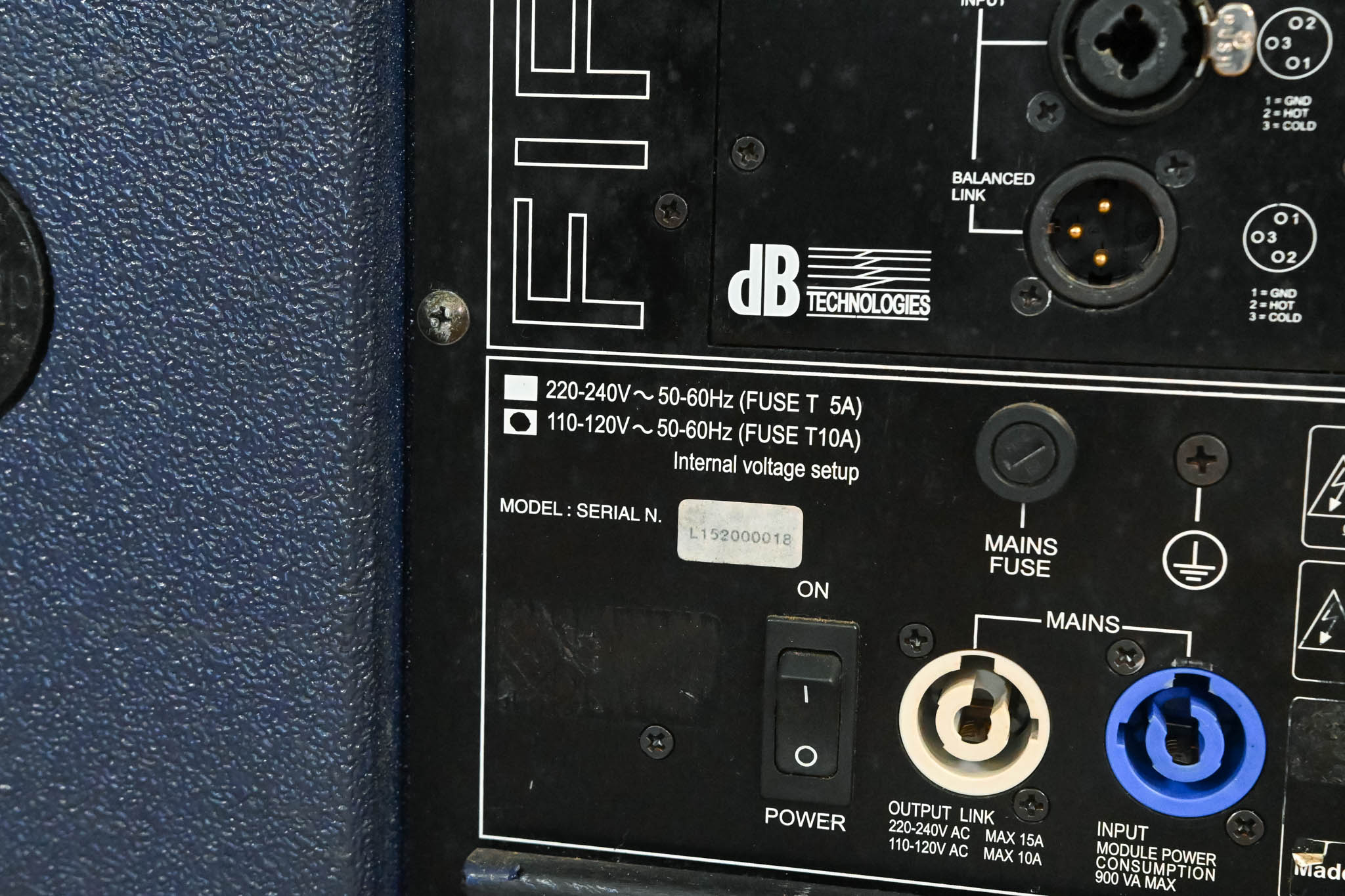 dB Technologies FL15 Fifty Line 15" Active Mid-Bass PA Speaker