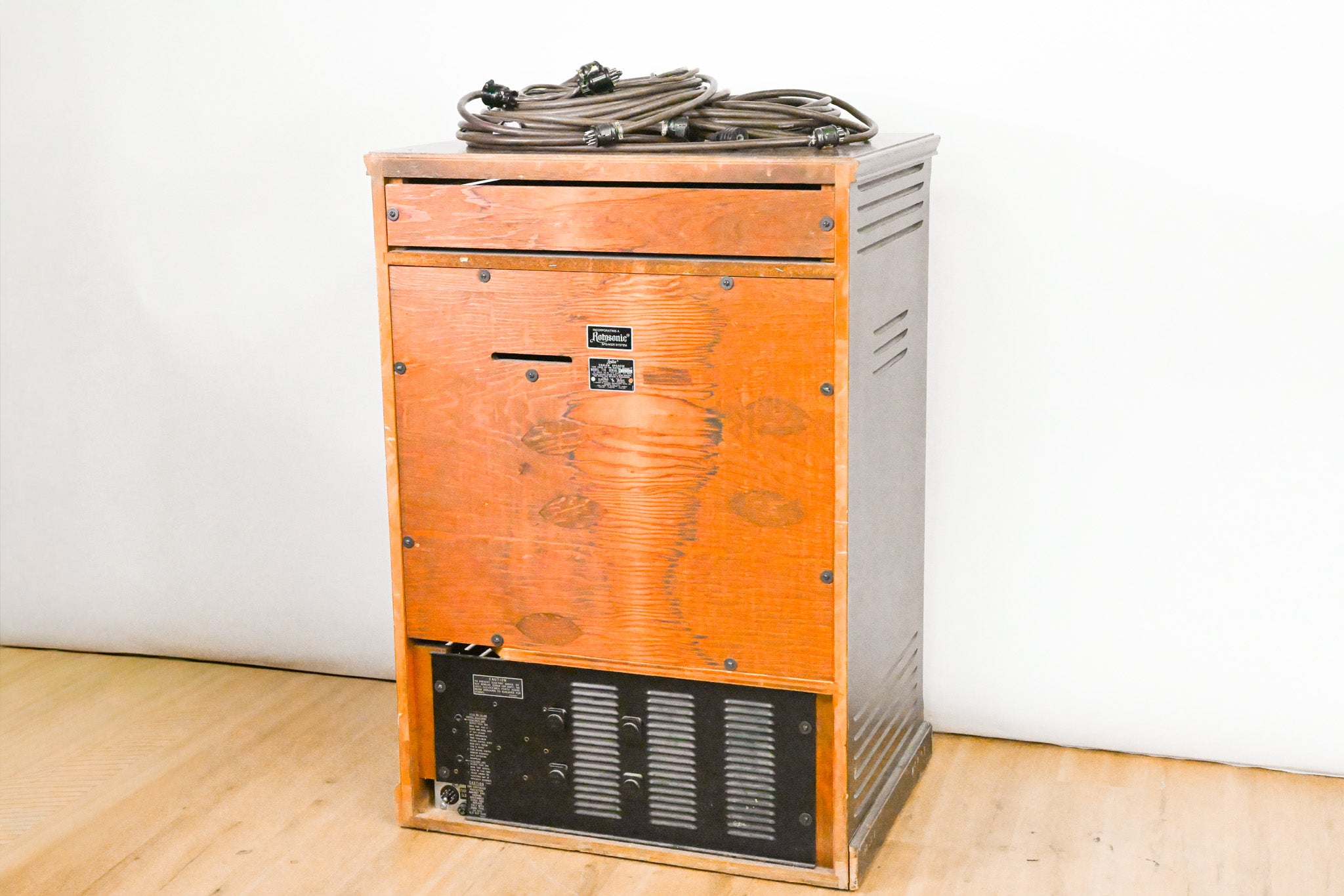 Leslie 710 Rotosonic Organ Speaker Cabinet & Cables