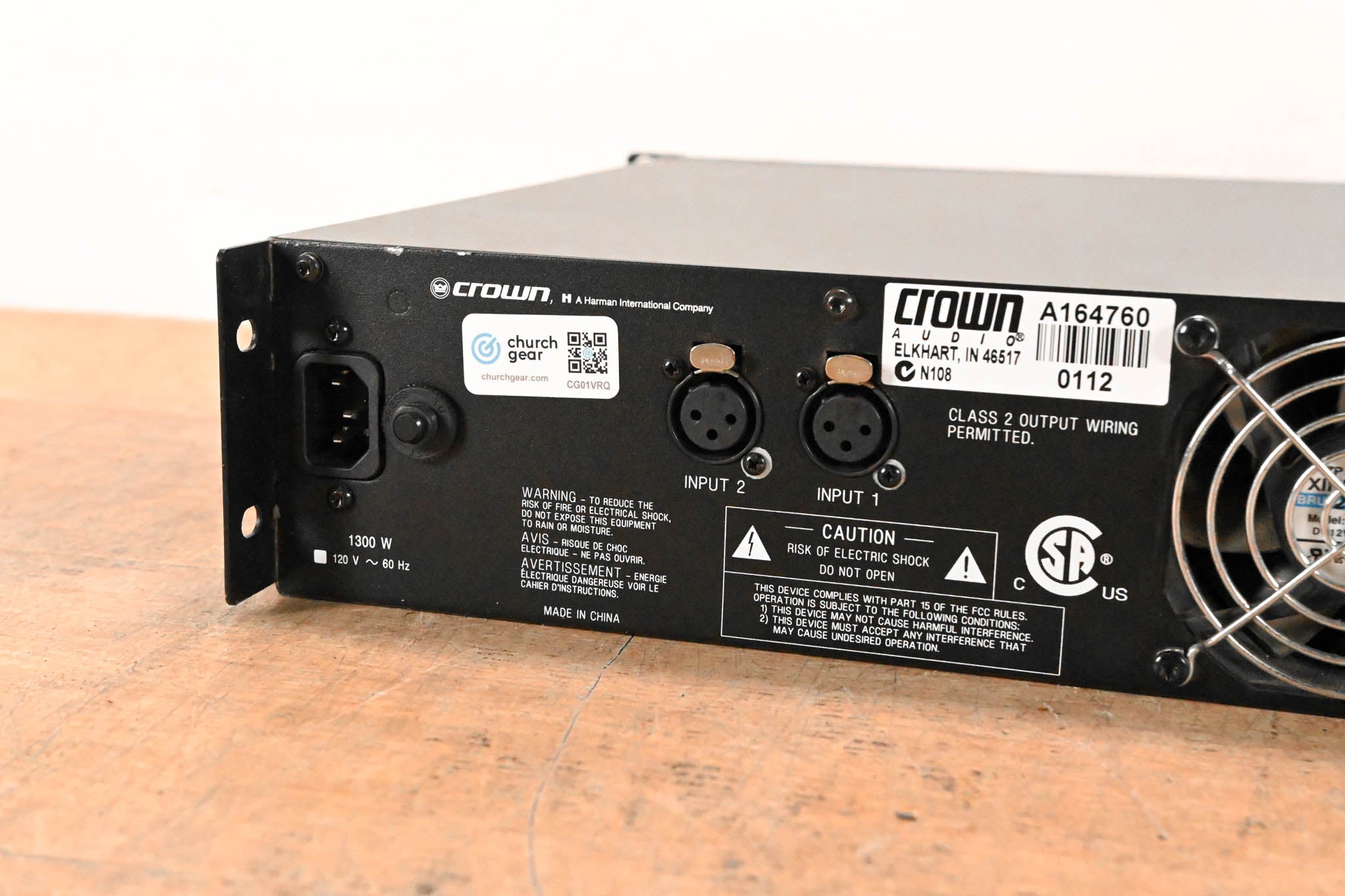 Crown XLS 402 2-Channel Power Amplifier