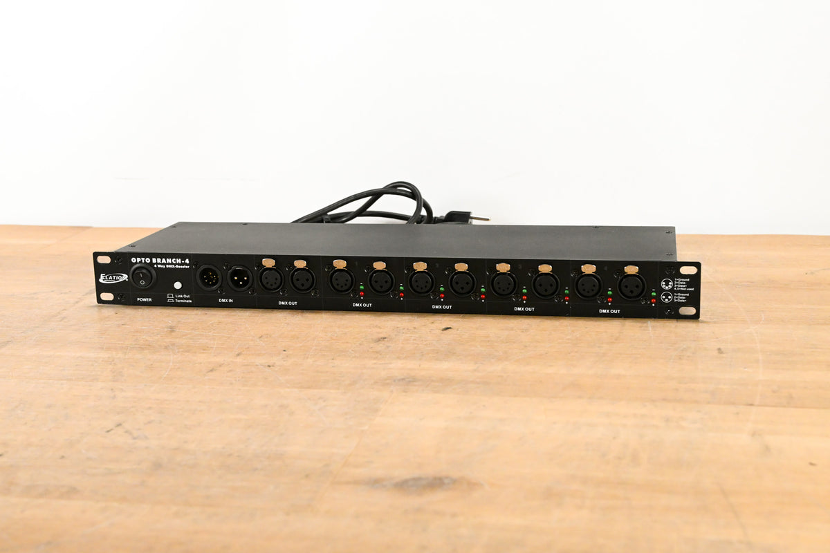 Elation Opto Branch-4 Four-Way DMX Distributor/Booster