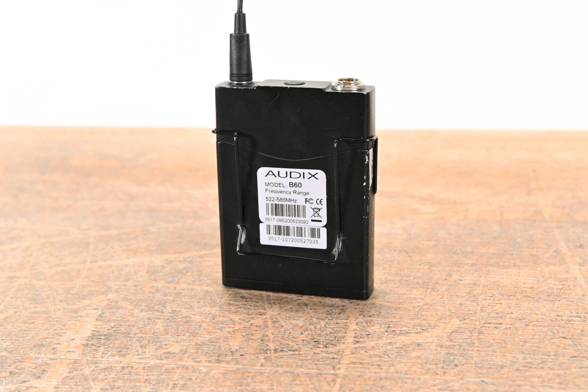 Audix B60 Performance Series Bodypack Transmitter - 522-586 MHz