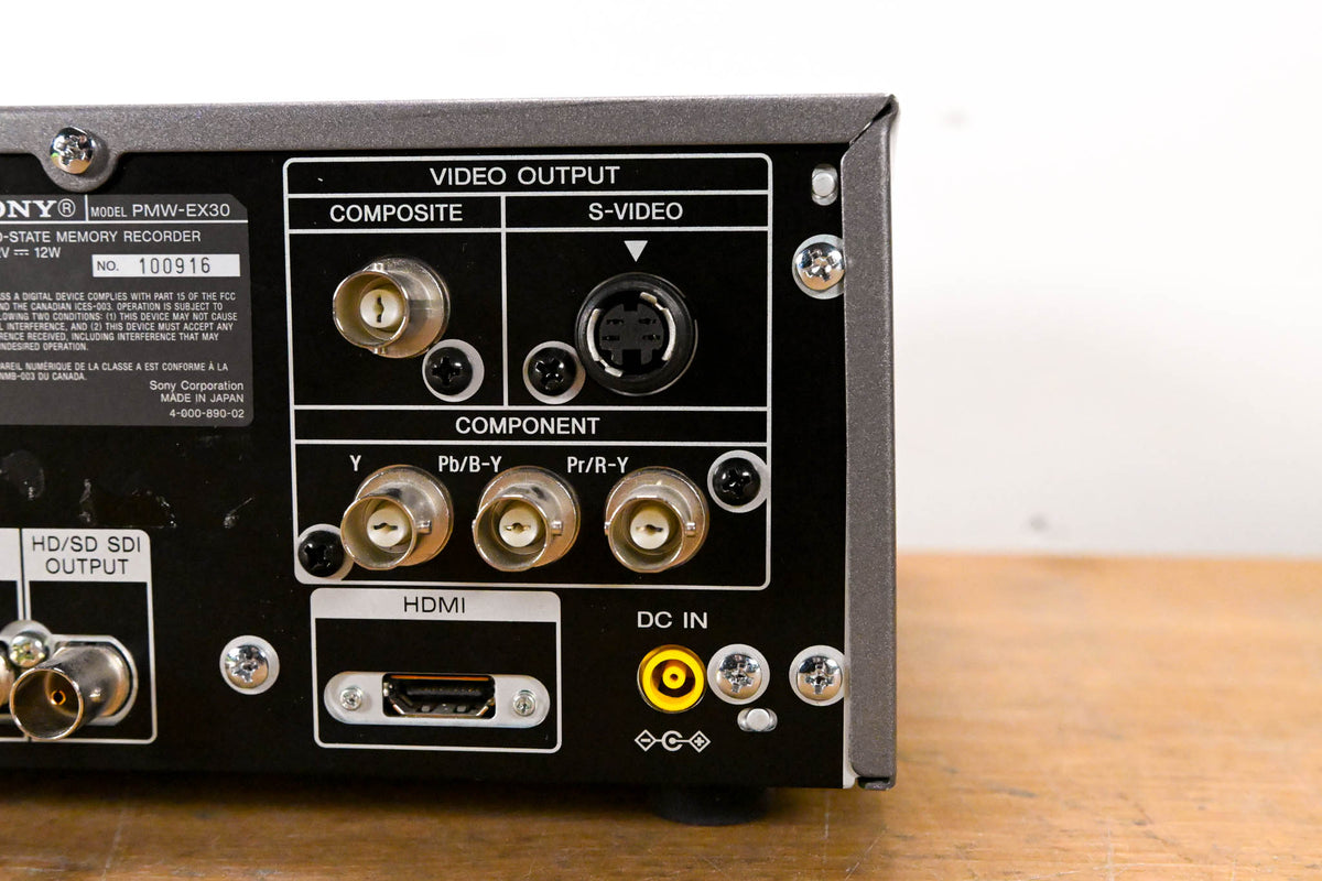 Sony PMW-EX30 XDCAM EX Recording Deck (NO POWER SUPPLY)