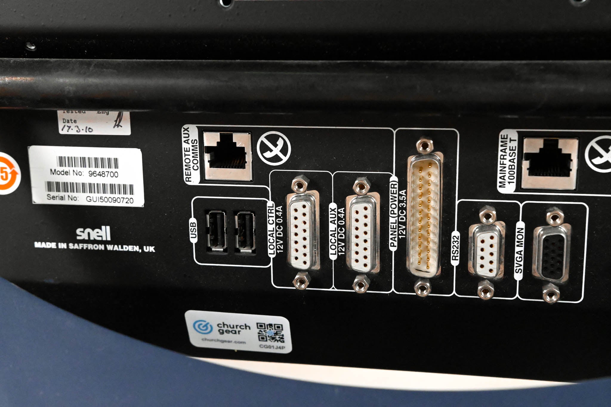 Snell & Wilcox 9648700 Kahuna Graphical User Interface (NO POWER SUPPLY)