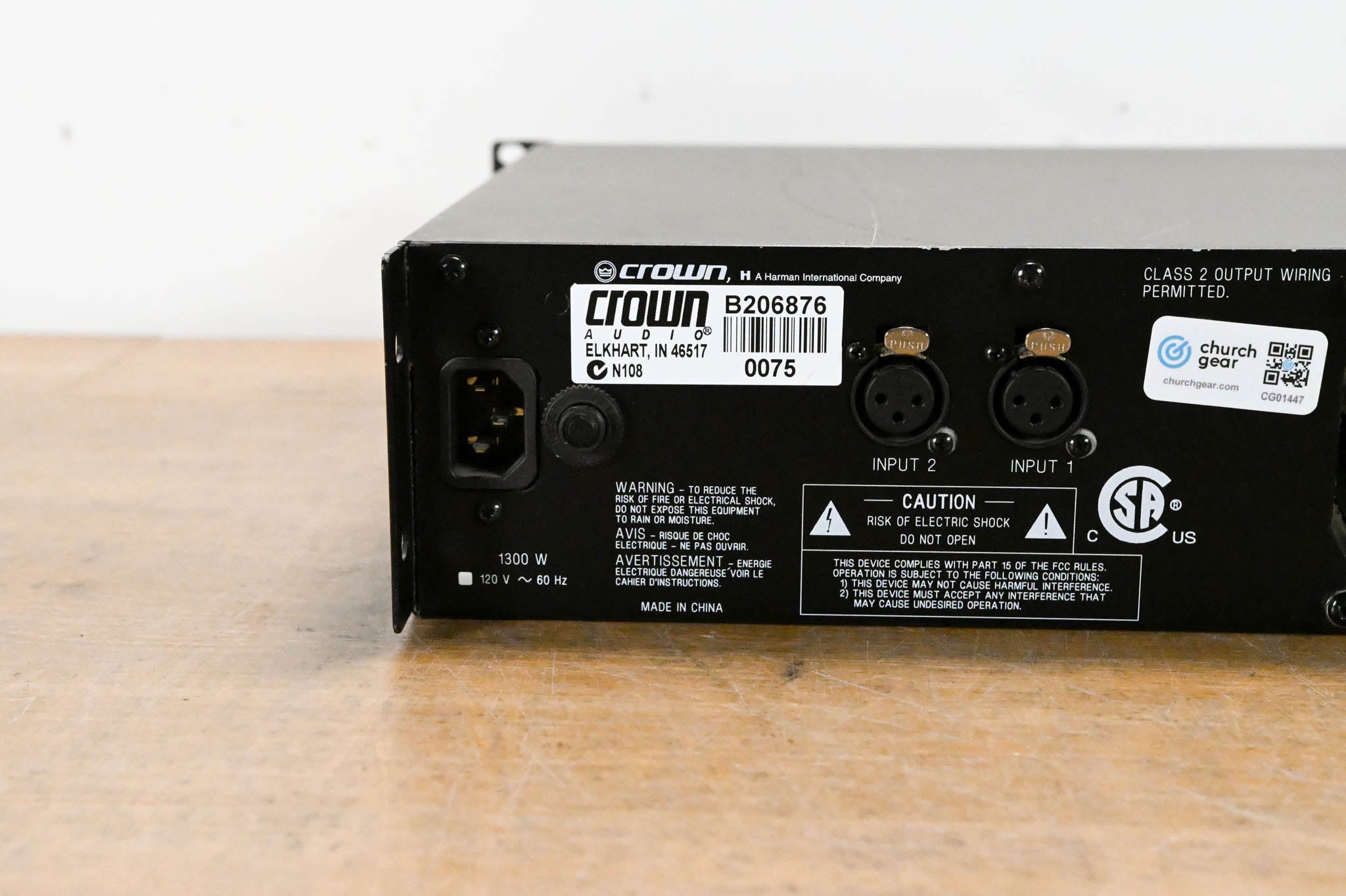 Crown XLS 402 2-Channel Power Amplifier