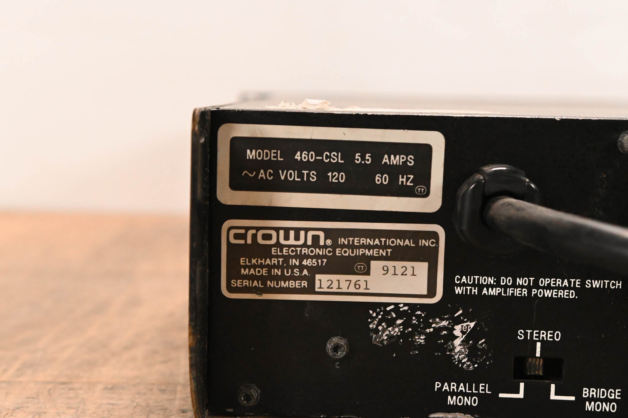 Crown 460 CSL 2-Channel Power Amplifier