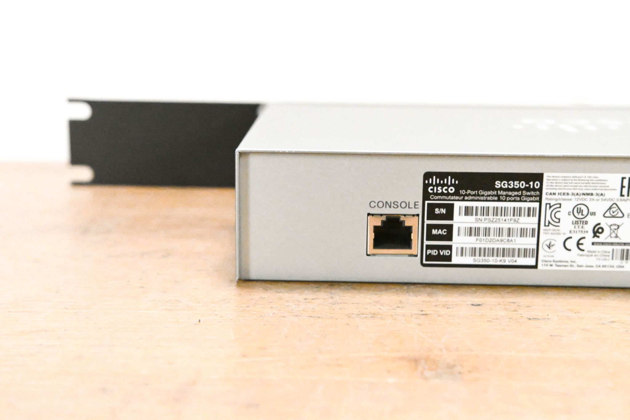 Cisco SG350-10 10-Port Gigabit Managed Switch (NO POWER SUPPLY)