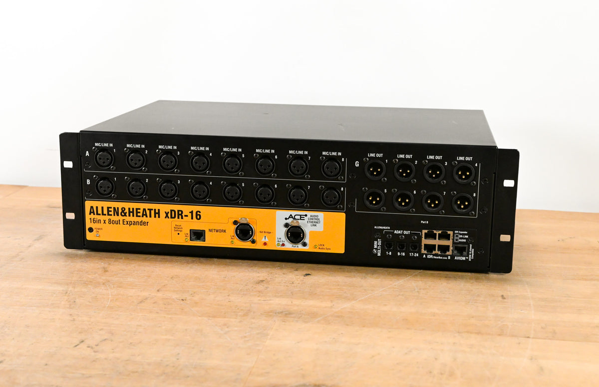 Allen & Heath xDR-16 16-Input/8-Output Expander for iLive Mixing Systems