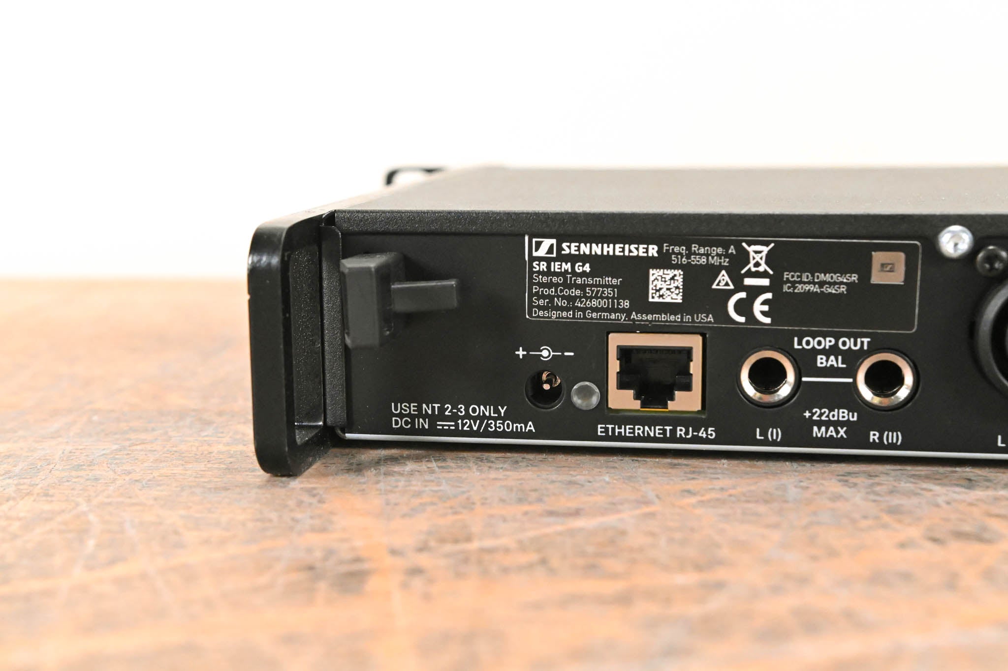 Sennheiser SR IEM G4 Wireless IEM Transmitter 516-558MHz NO POWER SUPPLY