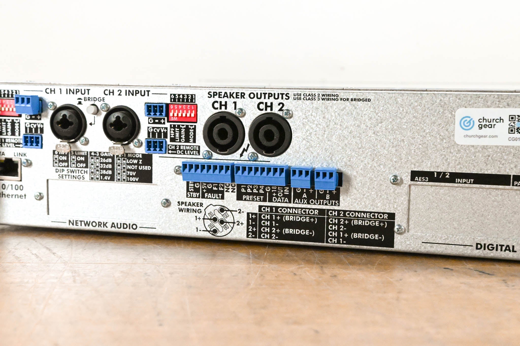 Ashly nXe4002 2-Channel Network Power Amplifier - 400W at 4 Ohms