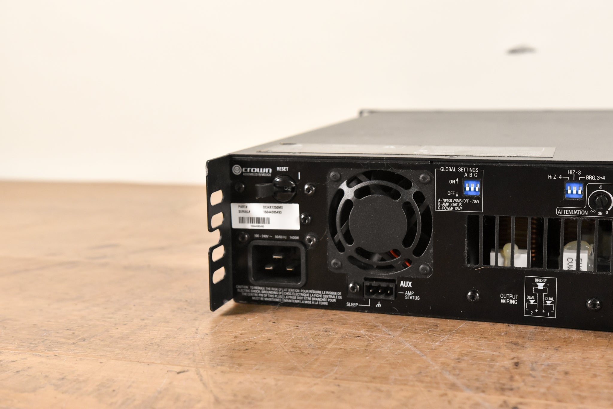 Crown DCi 4|1250 Four-Channel Power Amplifier CG00XHP