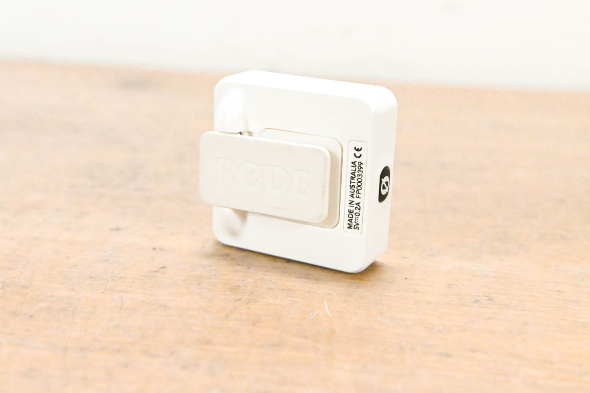 RØDE Wireless GO Single Microphone System - White (NO POWER SUPPLY)