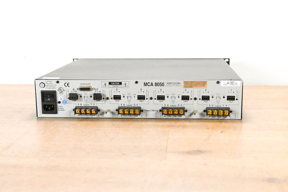 Biamp MCA 8050 8-Channel Amplifier