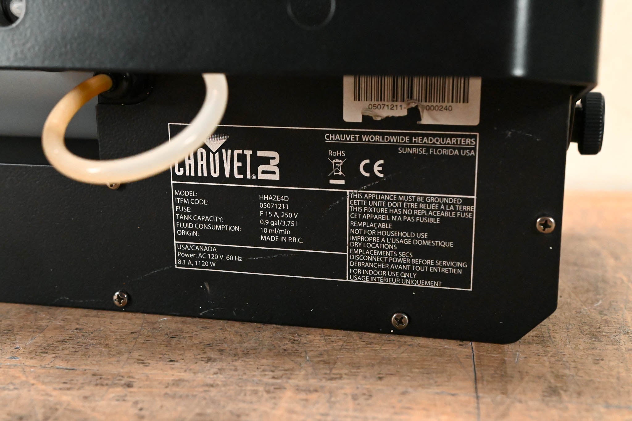 Chauvet Haze 4D DMX Haze Machine
