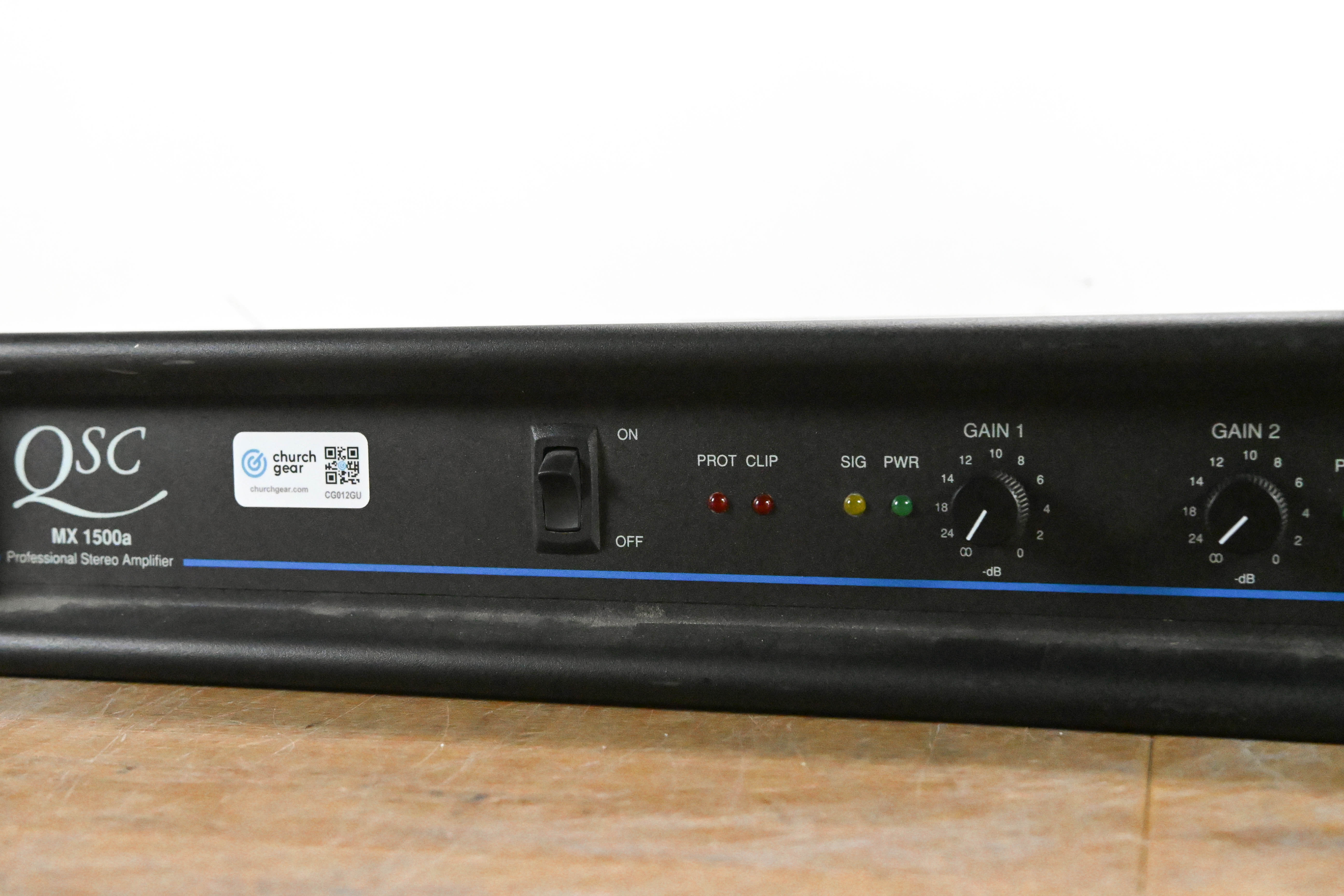QSC MX 1500a 2-Channel Power Amplifier