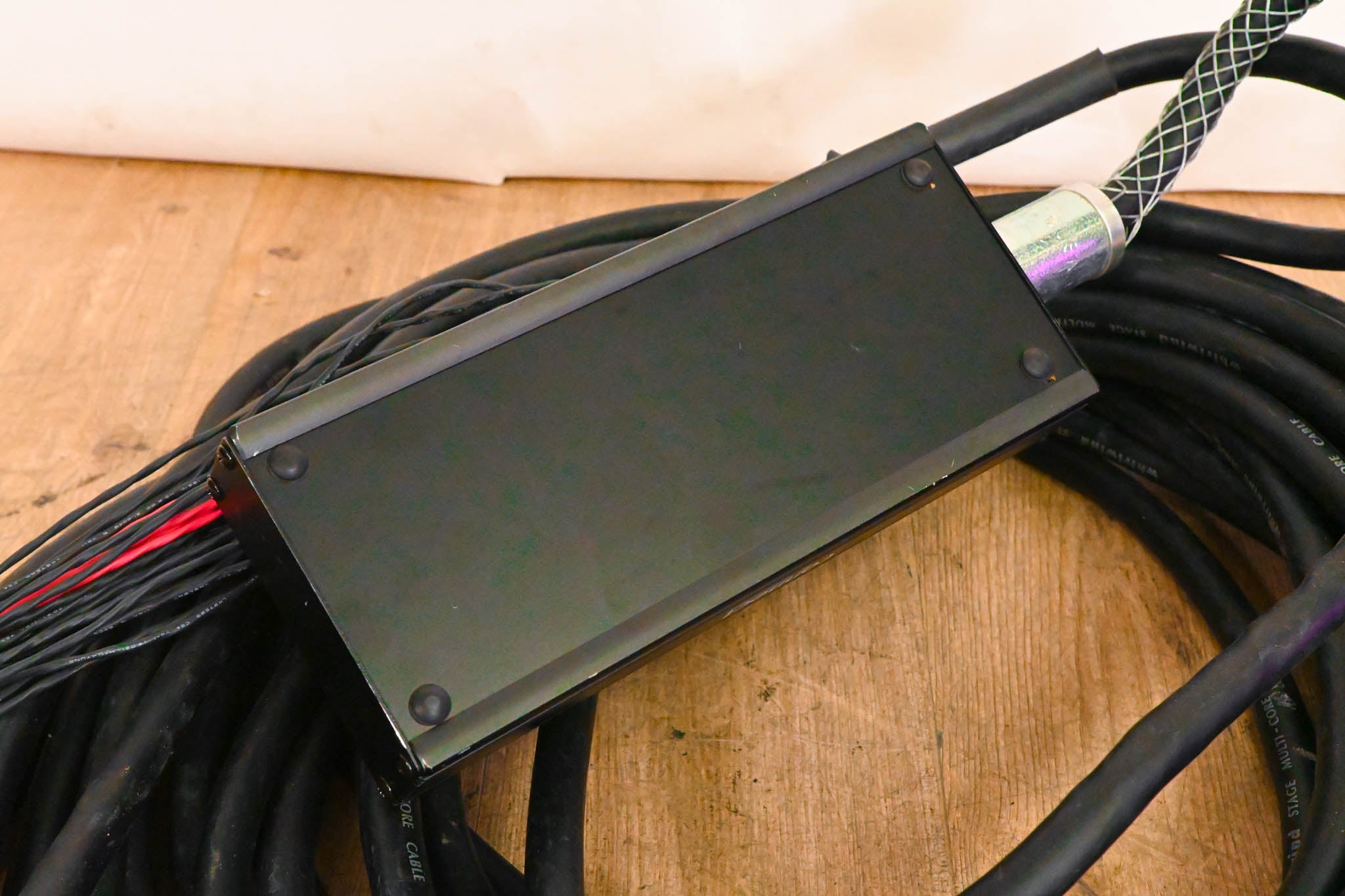 Whirlwind Connect 24x4 XLR Stage Box to Fanout Snake - 100ft
