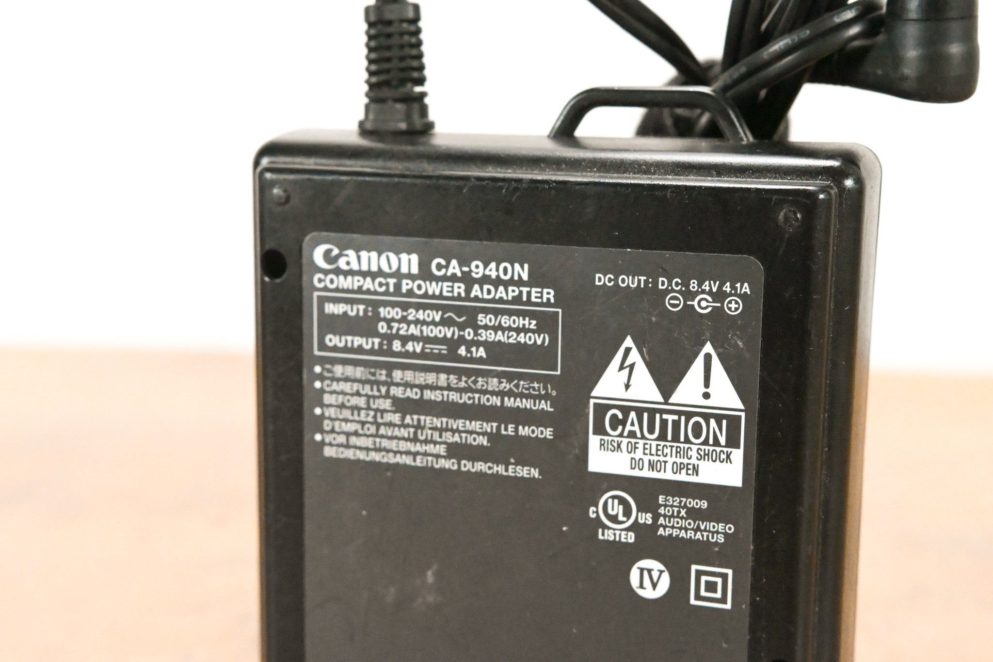 Canon CA-940N Compact Power Adapter (NO POWER SUPPLY)