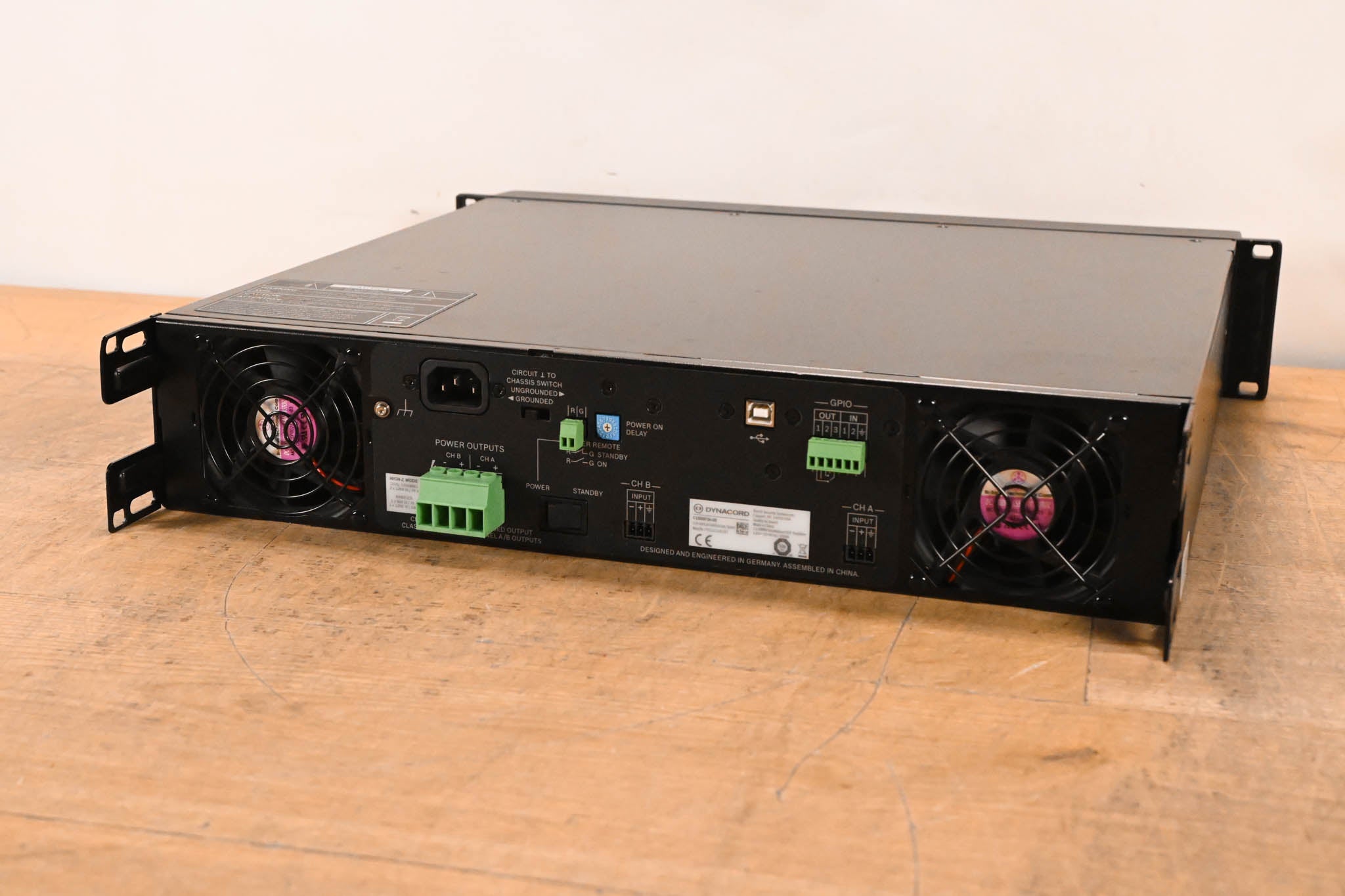 Dynacord C1800FDi 2-Channel 950W Power Amplifier with DSP