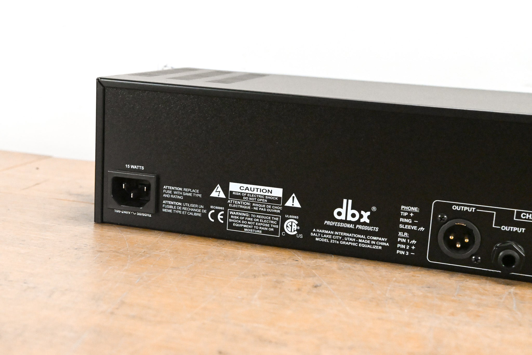 dbx 231s Two-Channel 31-Band Equalizer