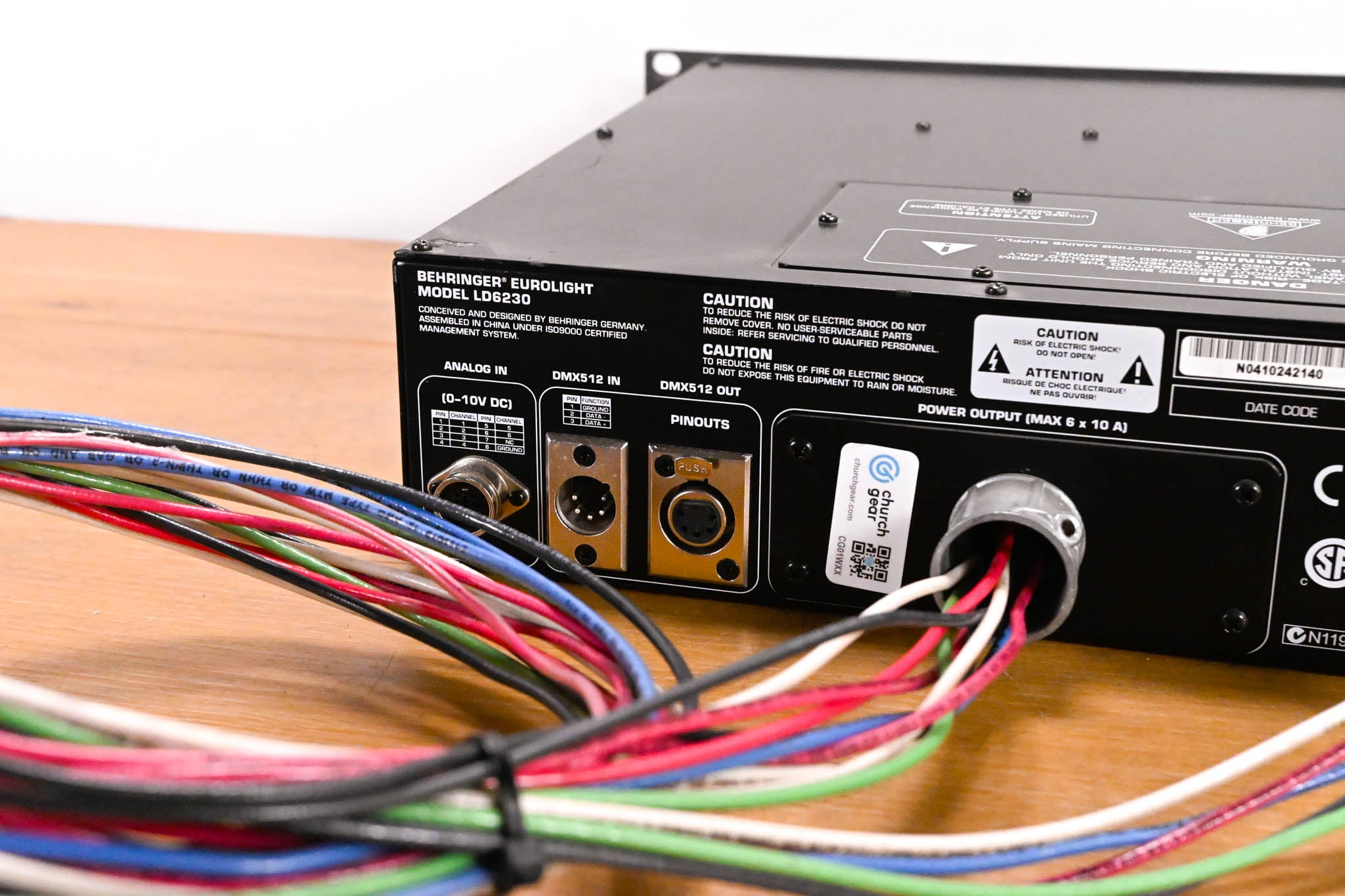 Behringer Eurolight LD6230 6-Channel DMX Dimmer Pack