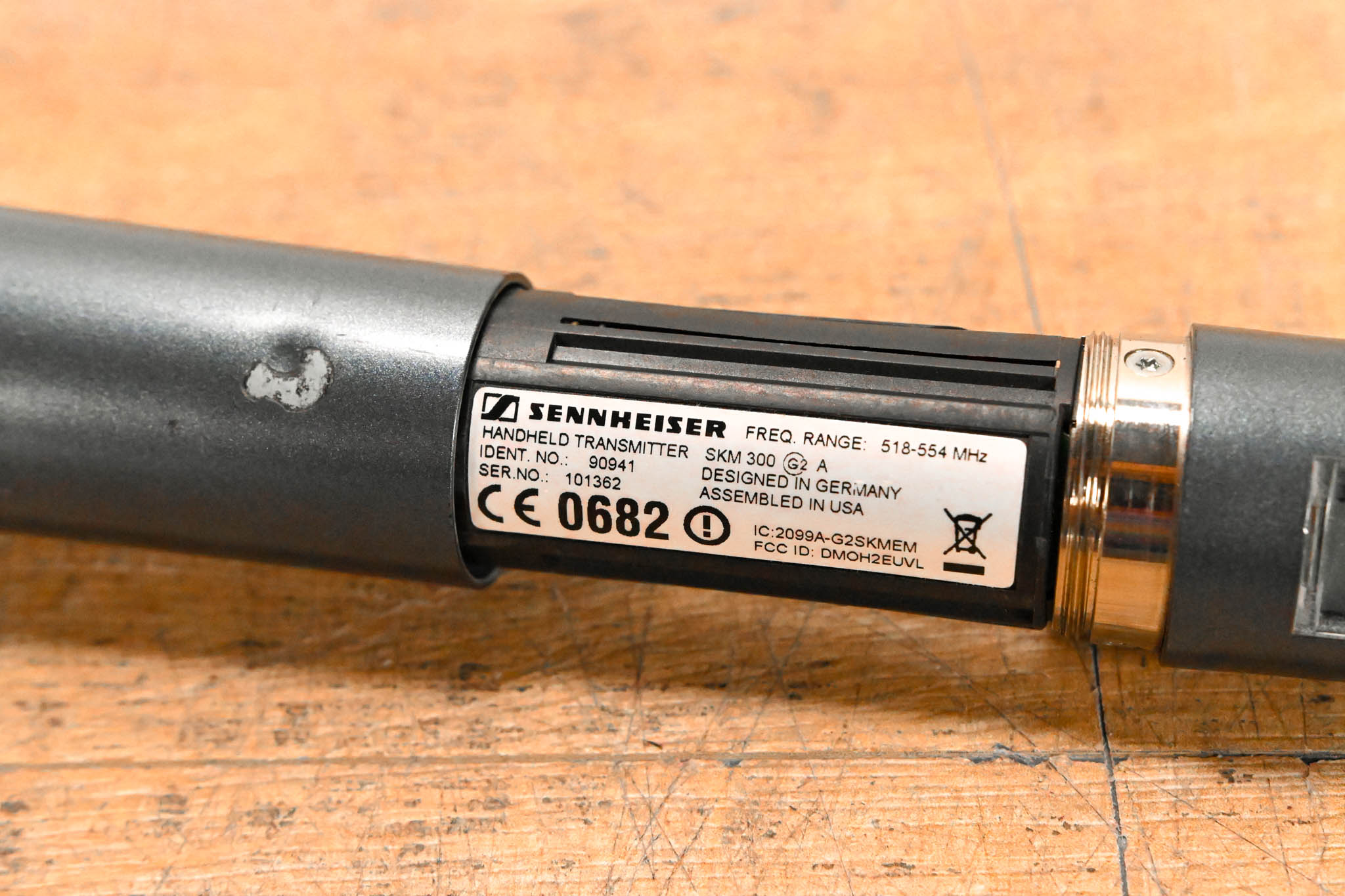 Sennheiser ew 300 G2 Handheld Wireless System 518-554MHz NO POWER SUPPLY