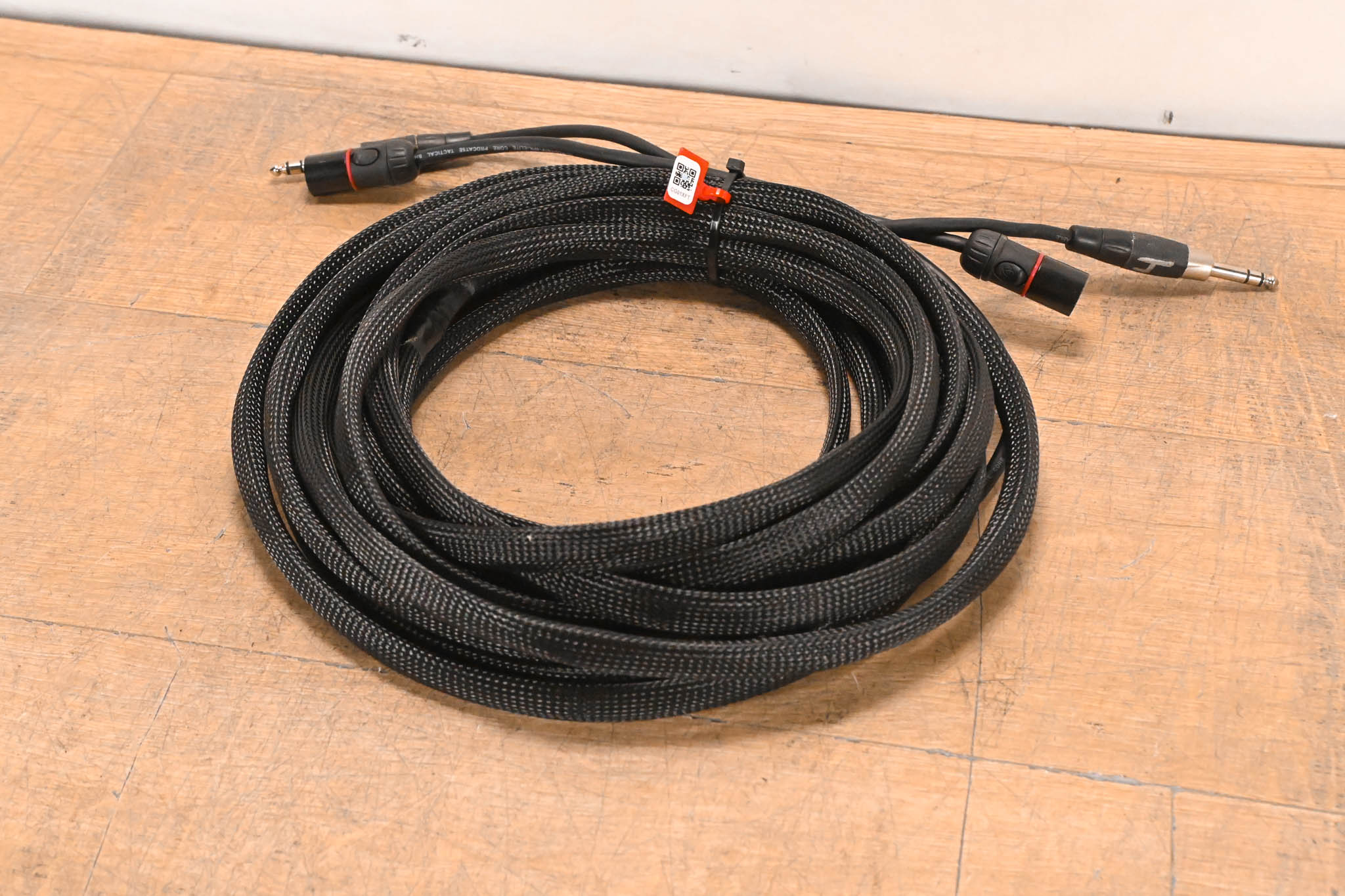 Unbranded 1/4" TRS and EtherCON RJ45 Loom - 25'