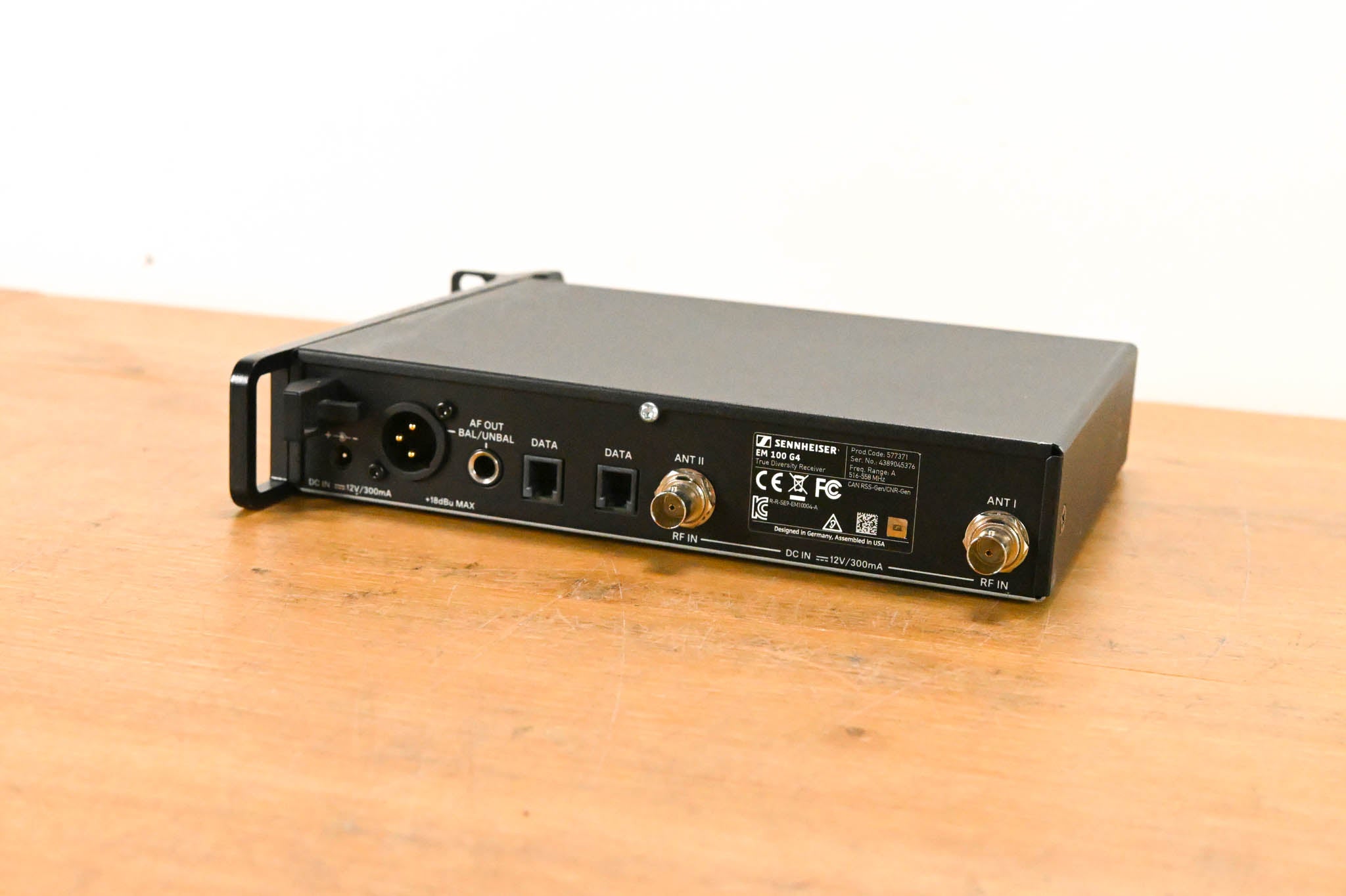 Sennheiser ew 100 G4 Bodypack Wireless System - A Range NO POWER SUPPLY