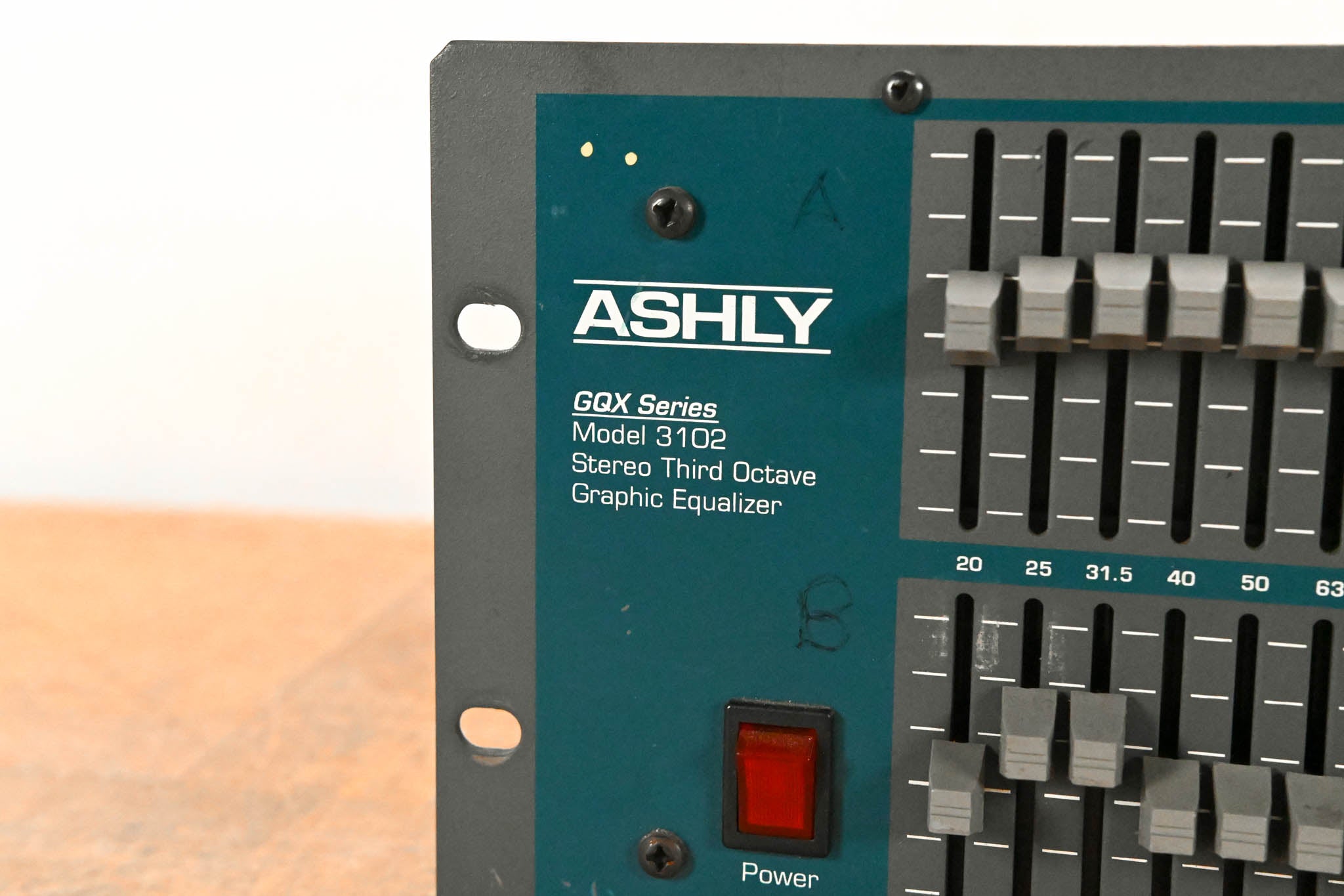 Ashly GQX-3102 2-Channel 31-Band Graphic Equalizer