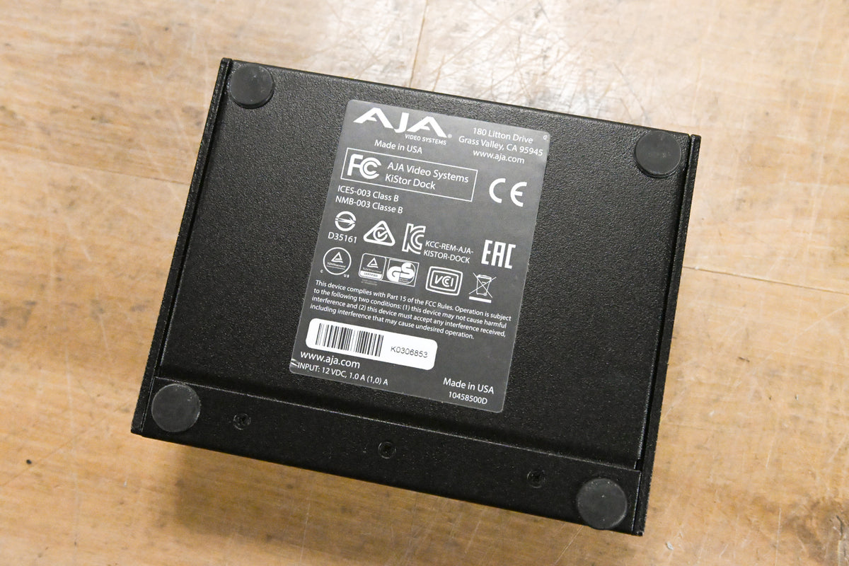 AJA KiStor Dock External Dock for Ki Stor Storage Modules (NO PSU)