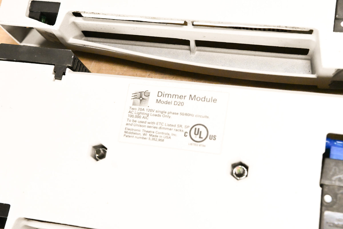 ETC D20 Dual 20A Dimmer Module (Pack of 4)