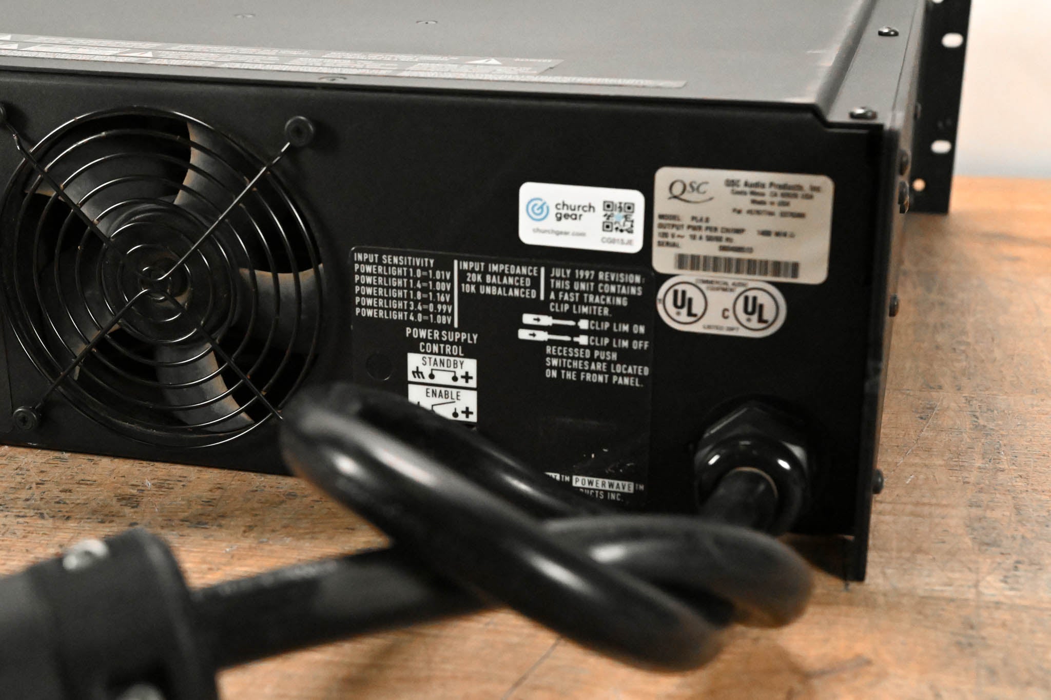 QSC PowerLight 4.0 2-Channel Power Amplifier