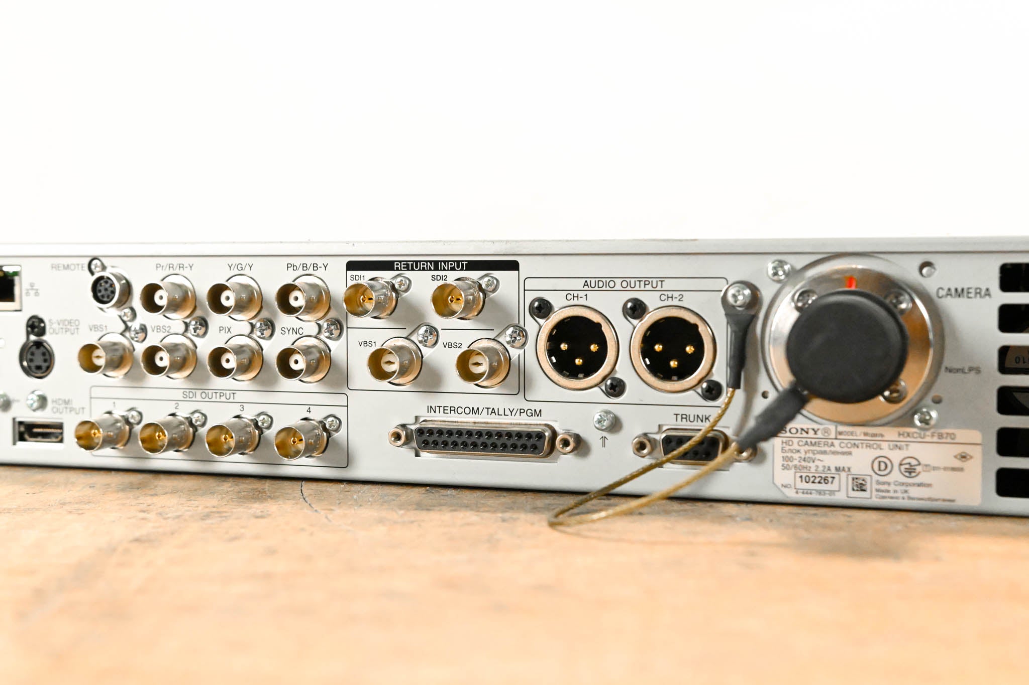 Sony HXCU-FB70 Optical Fiber Camera Control Unit