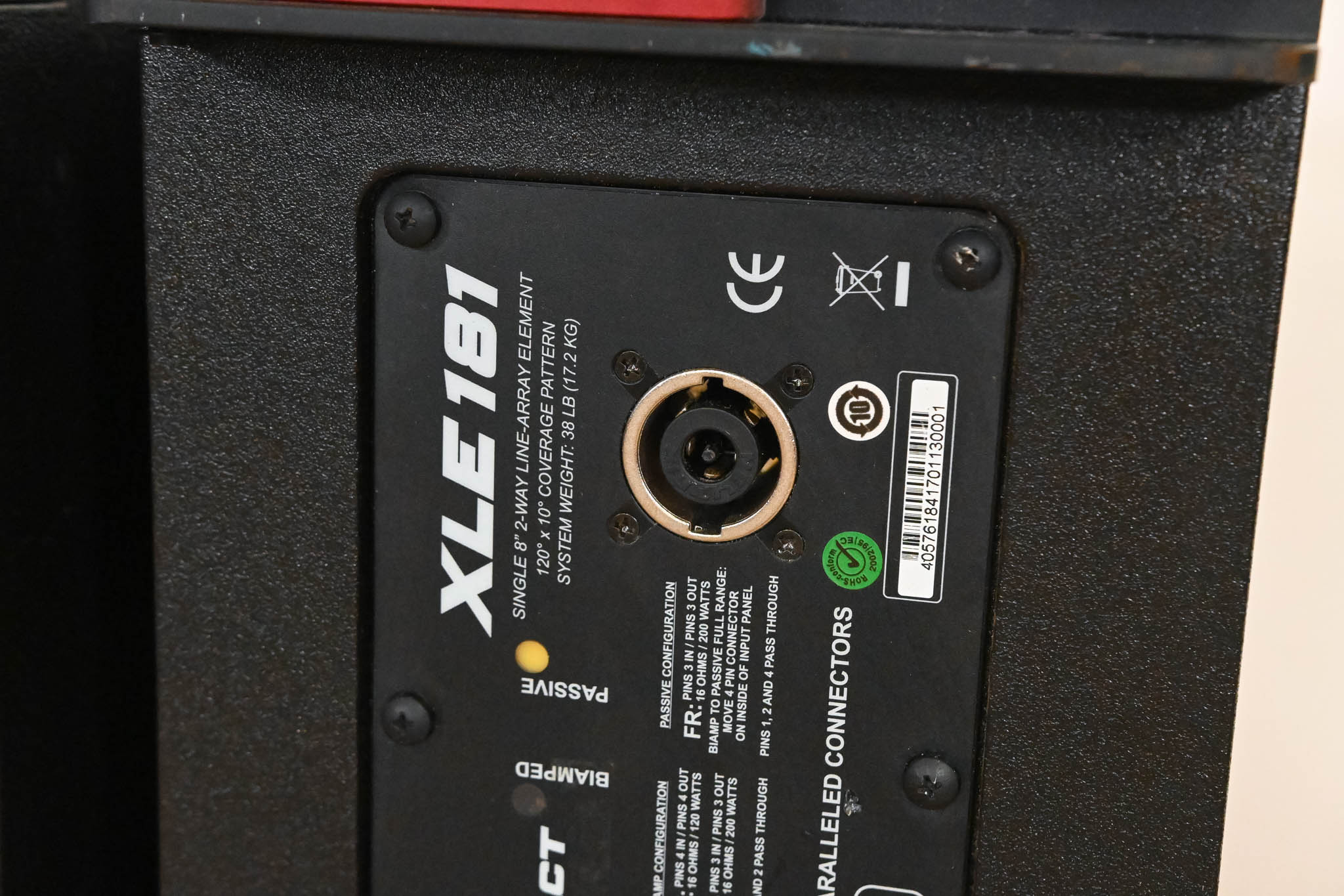 Electro-Voice (EV) XLE181 8" 2-Way Passive Line Array Speaker (PAIR)