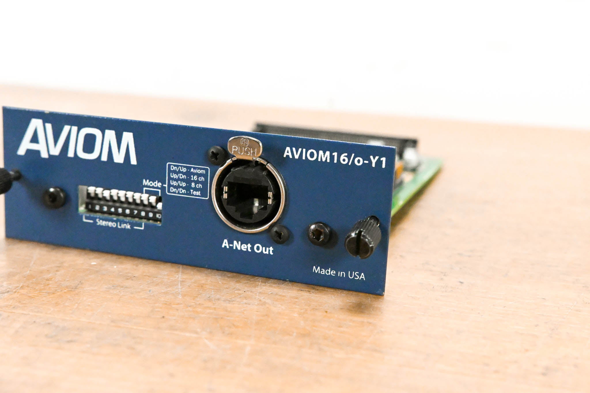 Aviom 16/o-Y1 A-Net Card for Yamaha Digital Products