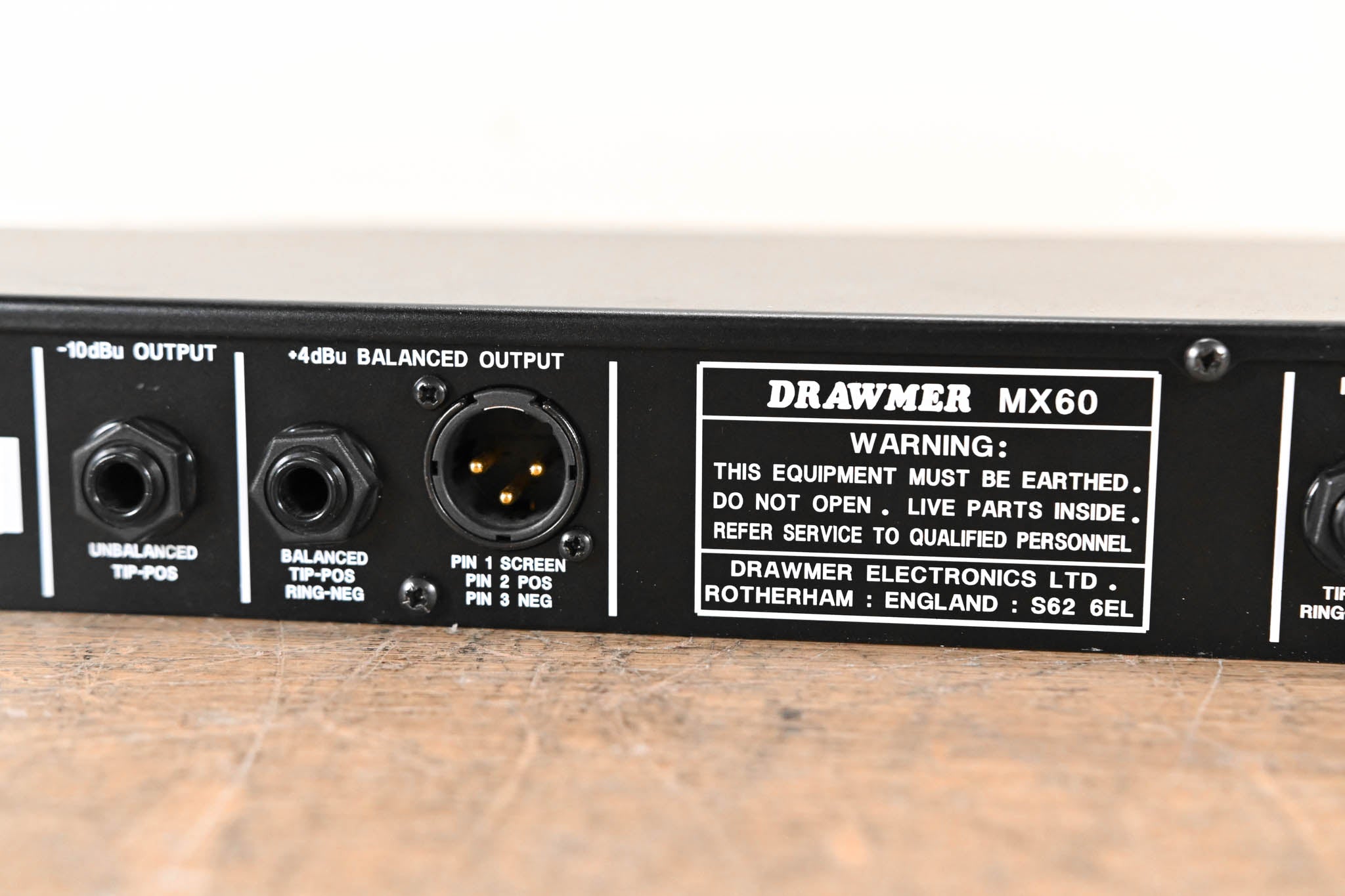 Drawmer MX60 Front End One Mic/Line/Instrument Input Channel Strip