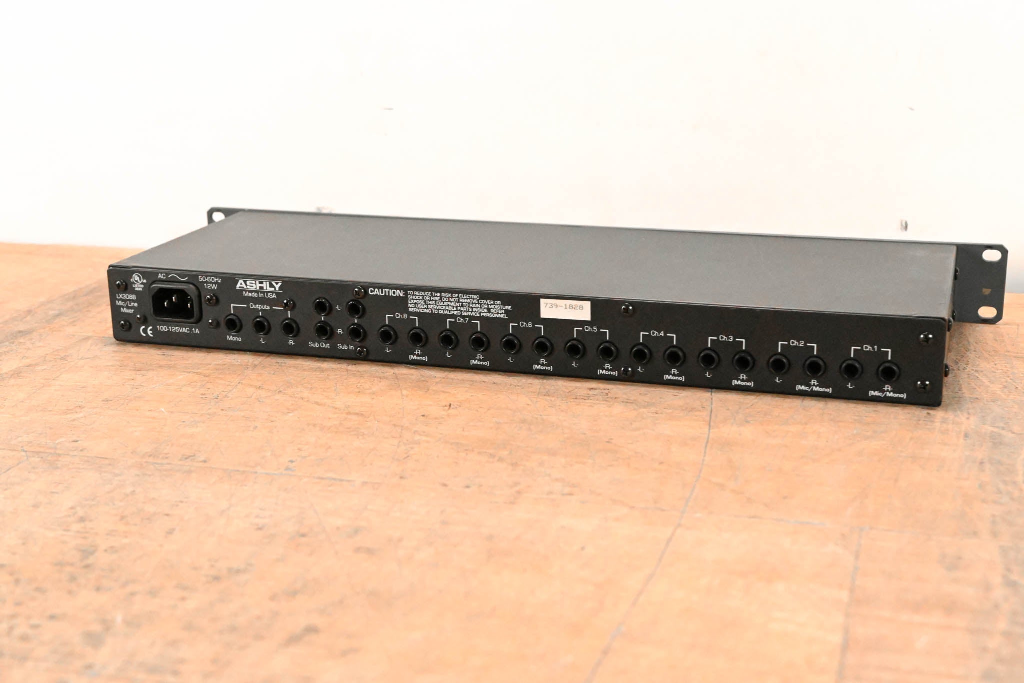Ashly LX-308B 8-Channel Stereo Line Mixer